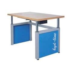 Bedrunka+Hirth H03.15.50HVS. Hydline mit Arbeitsplatte MDF mit HPL-Belag 50 mm, Breite 1500, elektrische Höhenverstellung,