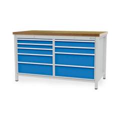 Bedrunka+Hirth 03.15.55VA. Kastenwerkbank Breite 1500 mm, R24-24, 9xSchublade