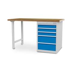 Bedrunka+Hirth 03.20.580.5-1V. Reihenwerkbank, Tiefe 750 mm, R 18-24, Schubladenanzahl: 5