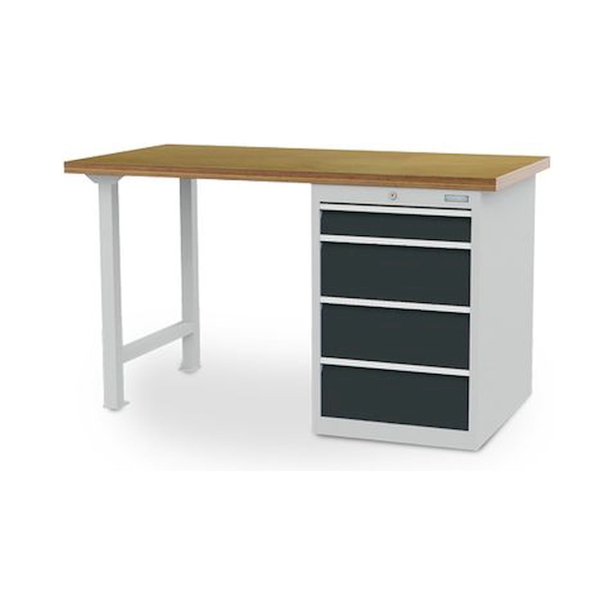Bedrunka+Hirth 03.15.580.94VZ. Reihenwerkbank Breite 1500 mm, R 18-24, 4x Schublade, Maße in mm (BxTxH): 1500x750x859