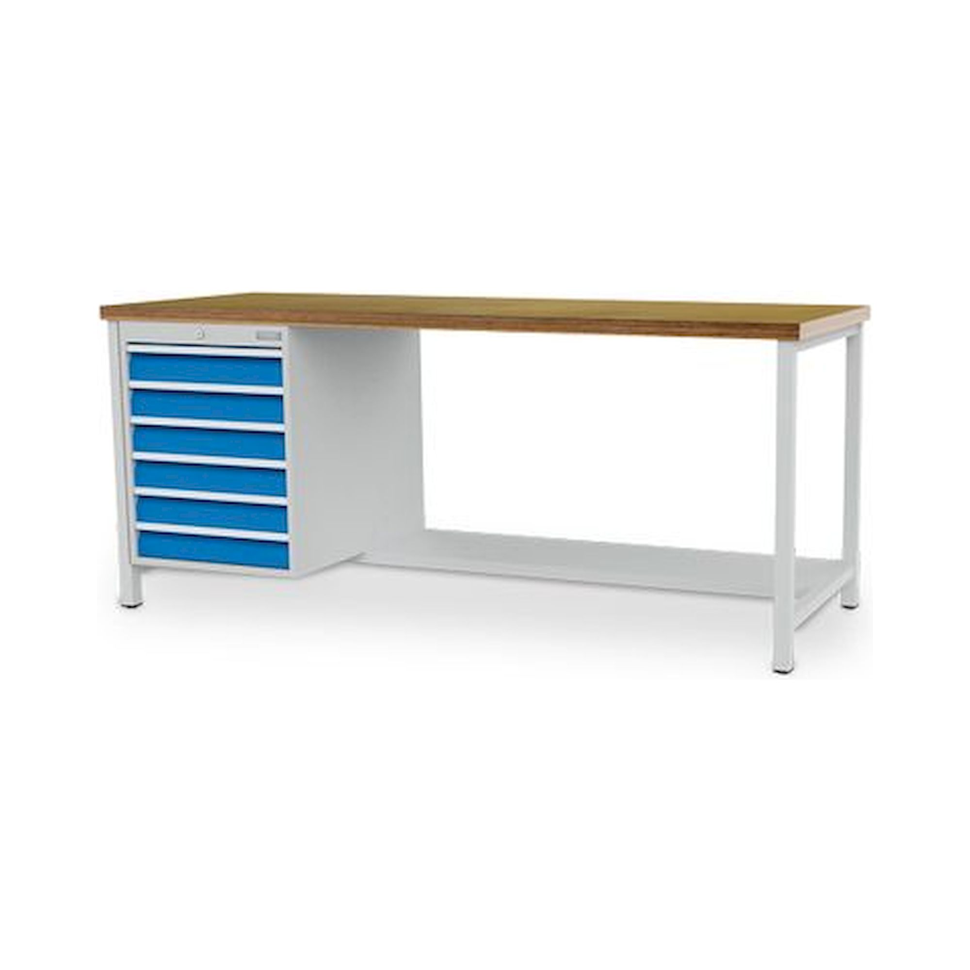 Bedrunka+Hirth 03.19.18V. Kastenwerkbank, Tiefe 750 mm, R 18-24, Schubladenanzahl: 6