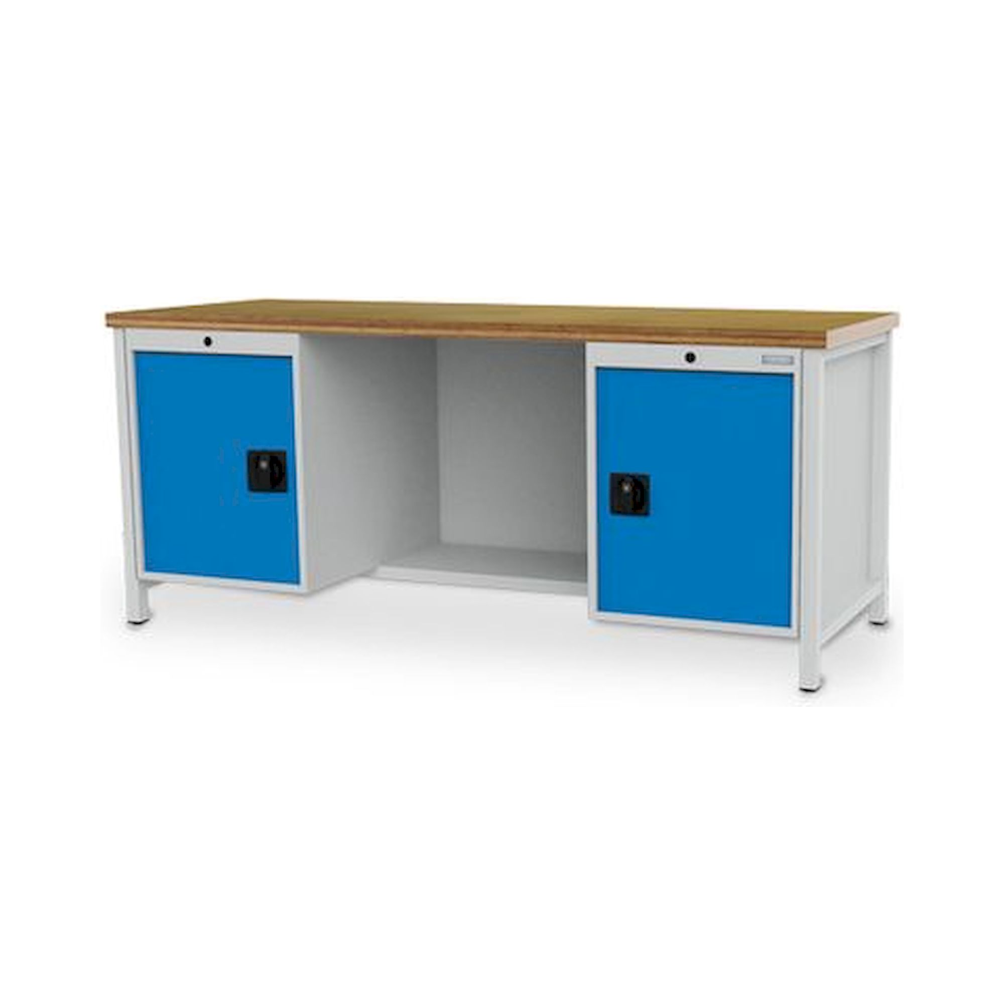 Bedrunka+Hirth 03.19.27V. Kastenwerkbank, Tiefe 750 mm, R 18-24, Anzahl Flügeltüren: 2