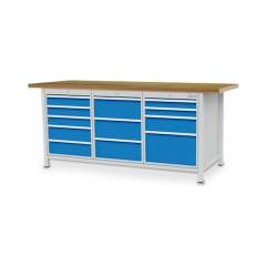 Bedrunka+Hirth 03.19.44V. Kastenwerkbank, Tiefe 750 mm, R 18-24, Schubladenanzahl: 12