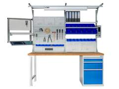 Bedrunka+Hirth 03.20.580.3V. Reihenwerkbank, Tiefe 750 mm, R 18-24, Schubladenanzahl: 3