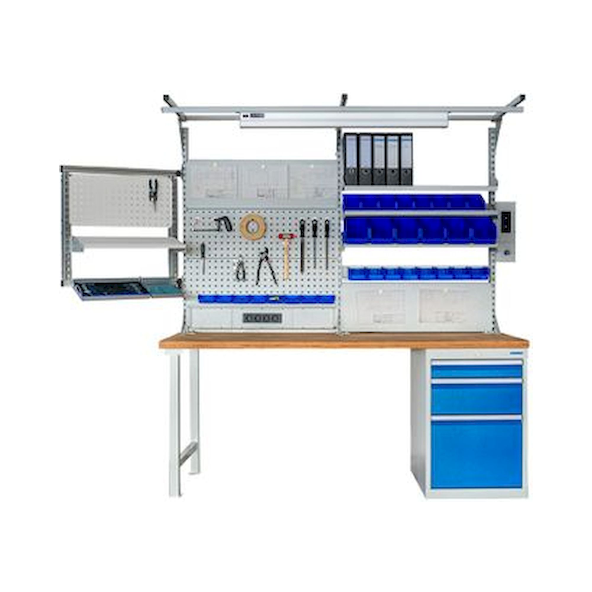 Monitor holder incl. crossbar, width 2000mm - Bedrunka+Hirth 03.900.20.27