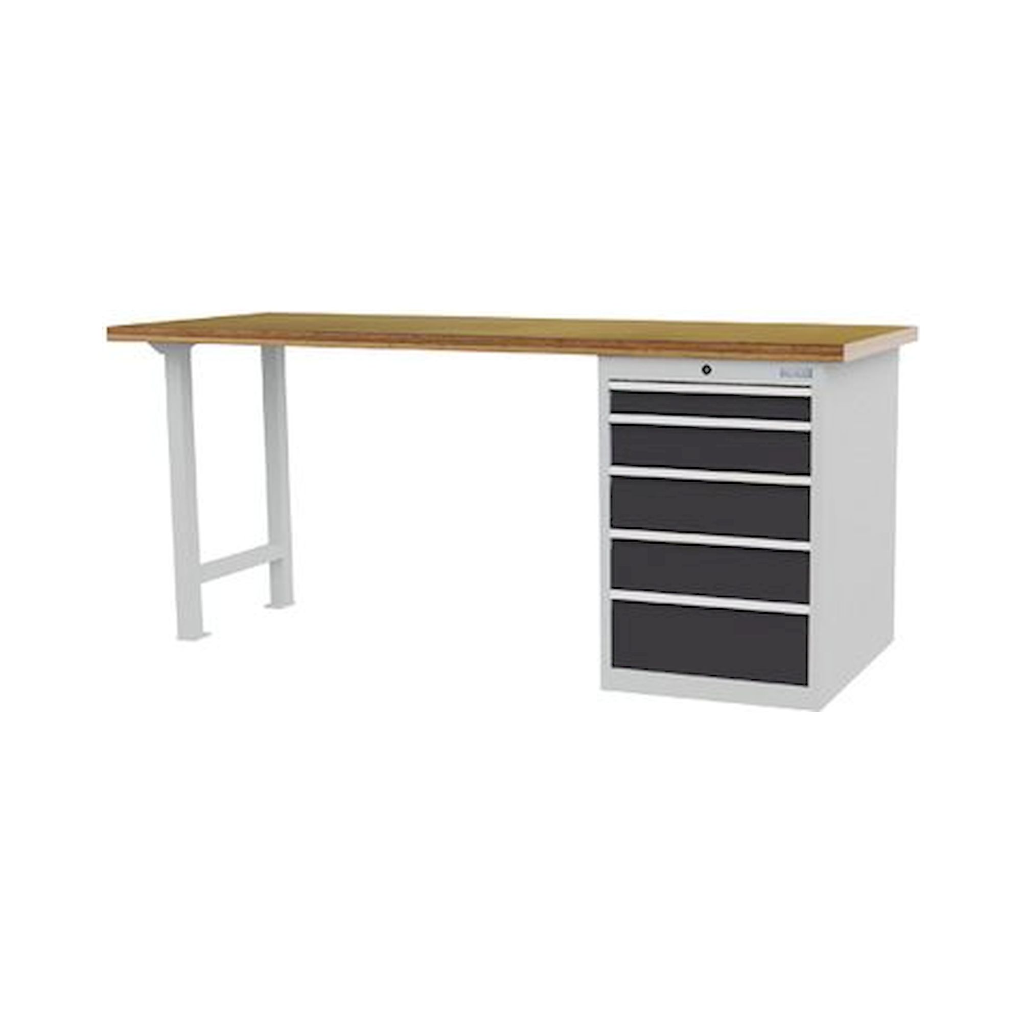 Bedrunka+Hirth 03.20.580.95VZ. Reihenwerkbank Breite 2000 mm, R 18-24, 5x Schublade
