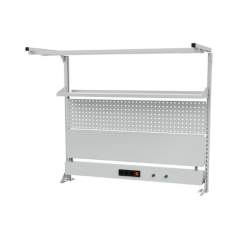 Bedrunka+Hirth 03.900.15.20-1. Multi-Wand-Aufbau Breite 1500, 1x Energiekanal, 1x Lochwand, 1x Magnetwand, 1x Fachboden