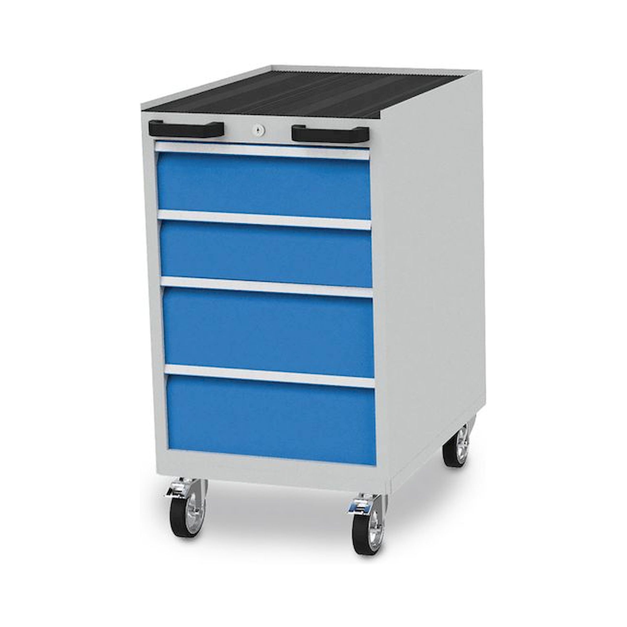 Bedrunka+Hirth 04.10.04V. Mobiler Schubladenschrank, Tiefe 736 mm, R 18-24, Schubladenanzahl: 4