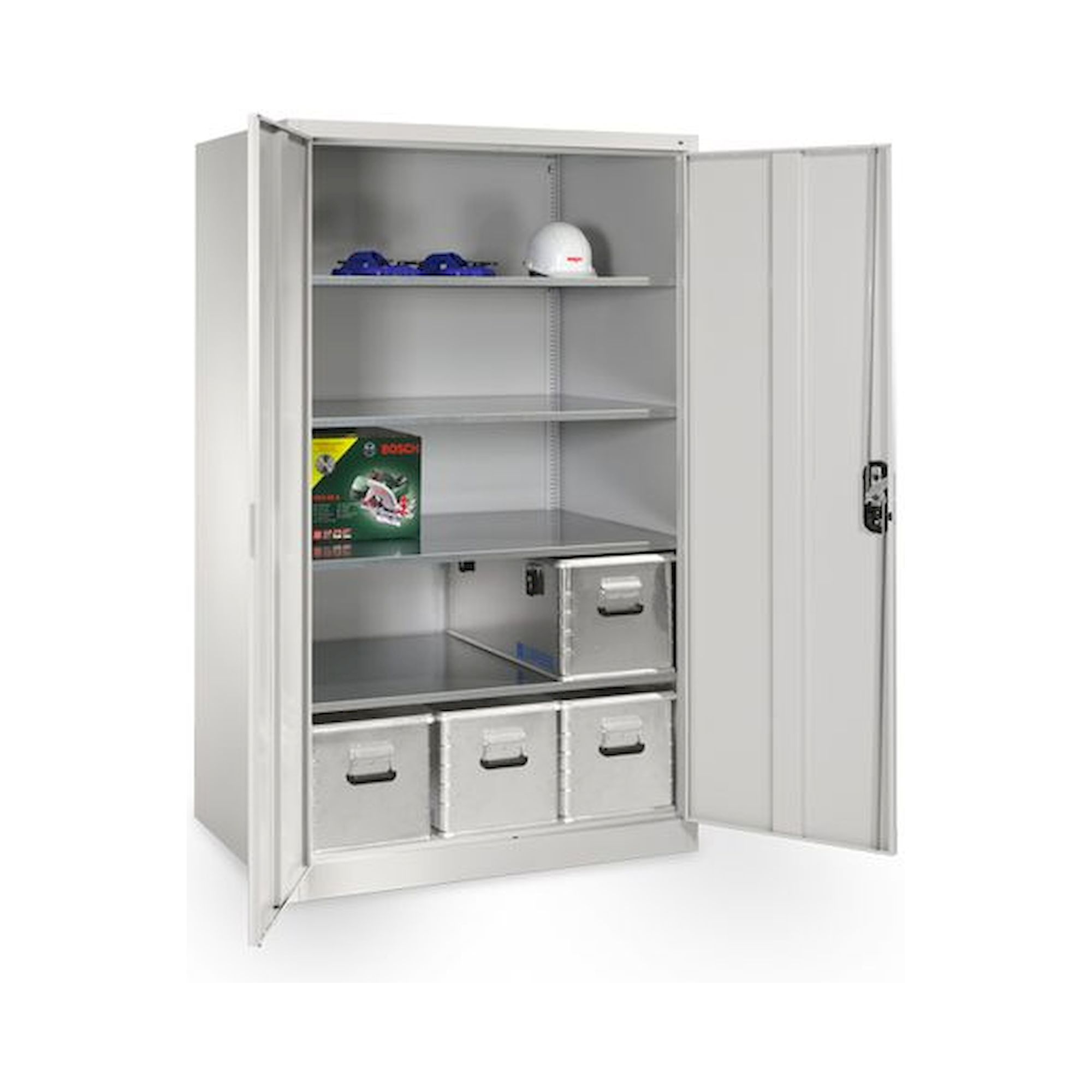 Bedrunka+Hirth 04.154.120. Flügeltürenschrank mit Muldengriffschloss