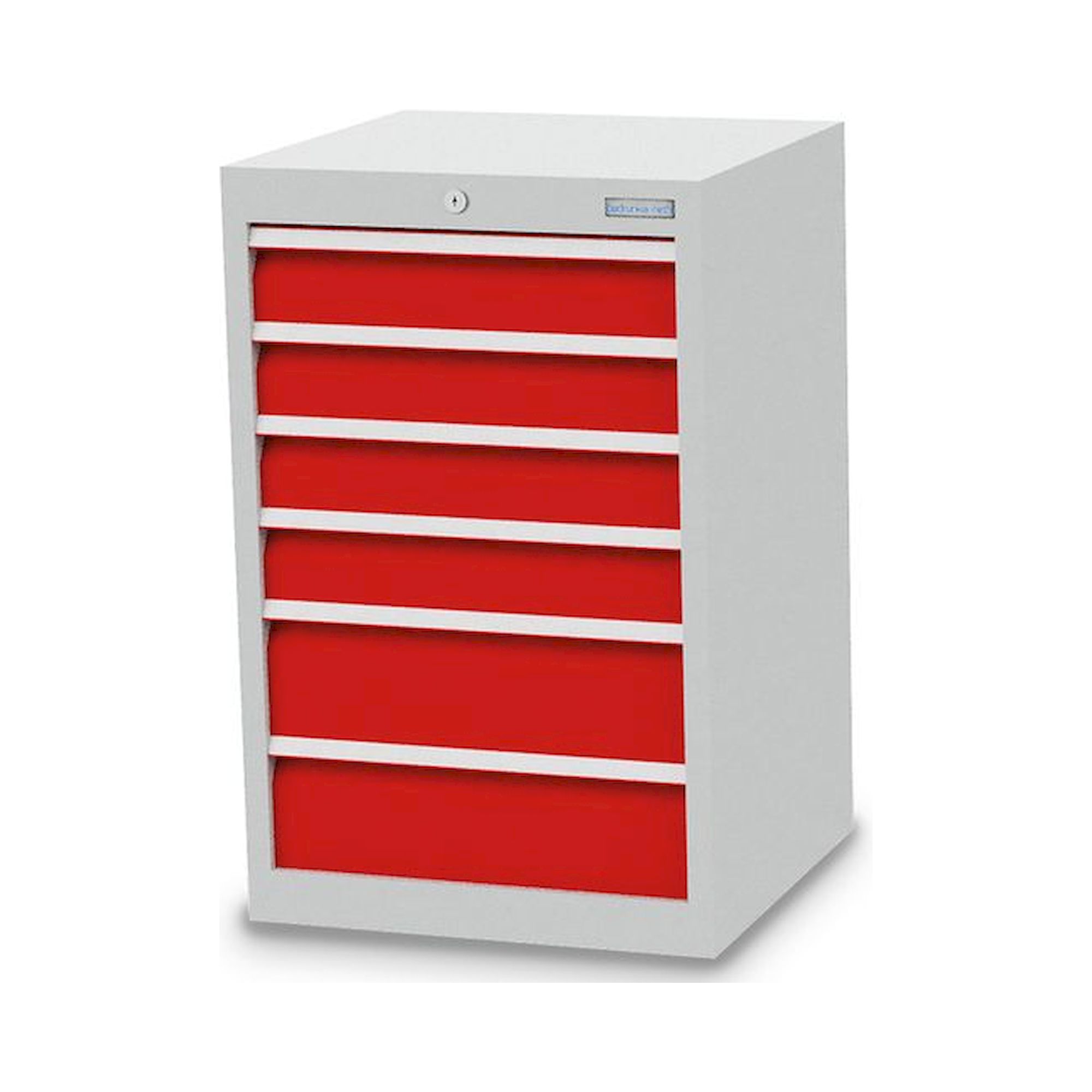 Bedrunka+Hirth 48.420. Schubladenschrank, Tiefe 500 mm, R 18-16, Schubladenanzahl: 6