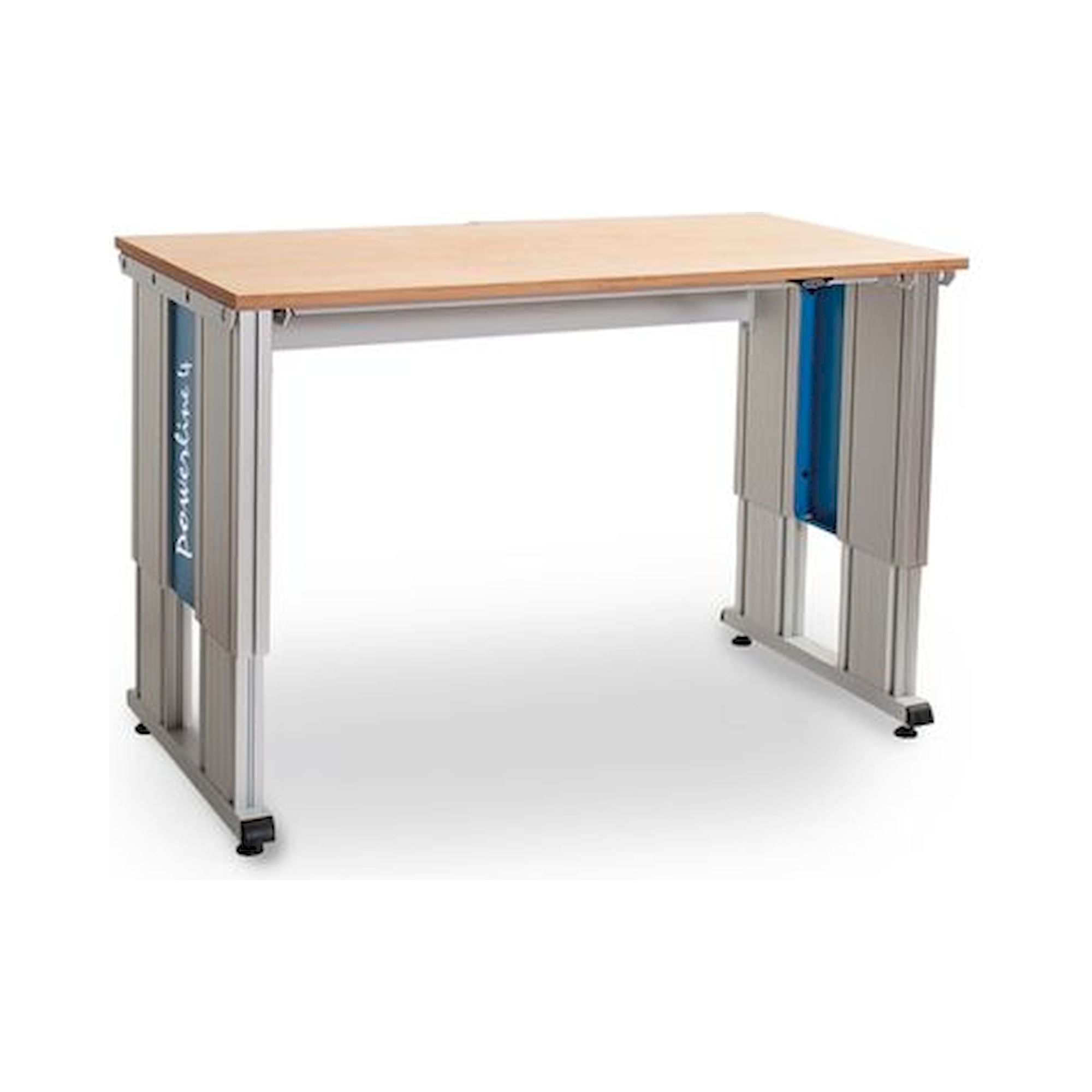 Bedrunka+Hirth 4F.200.90BM. Powerline 4 Grundgestell mit Arbeitsplatte Buche Multiplex 40 mm, Tiefe 900, elektrische Höhenverstellung