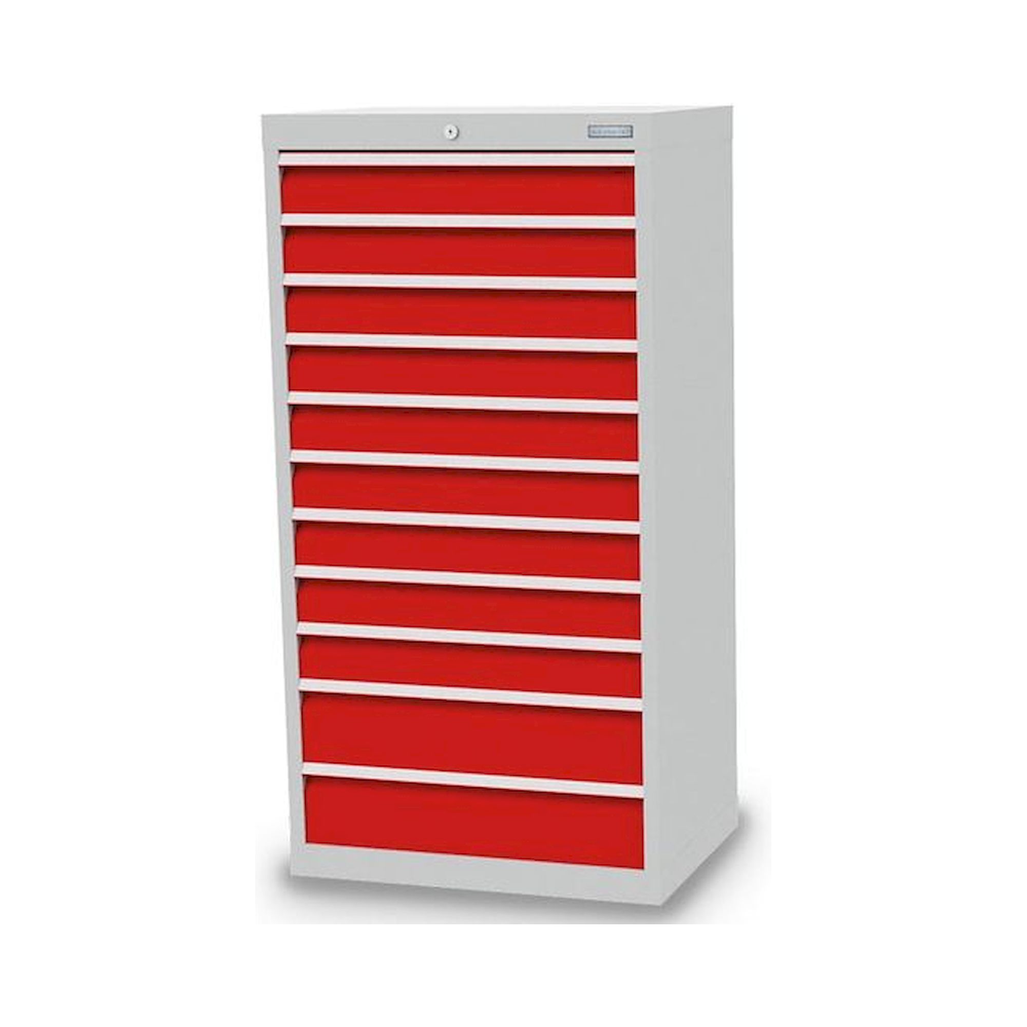 Bedrunka+Hirth 613.920. Schubladenschrank, Tiefe 500 mm, R 24-16, Schubladenanzahl: 11