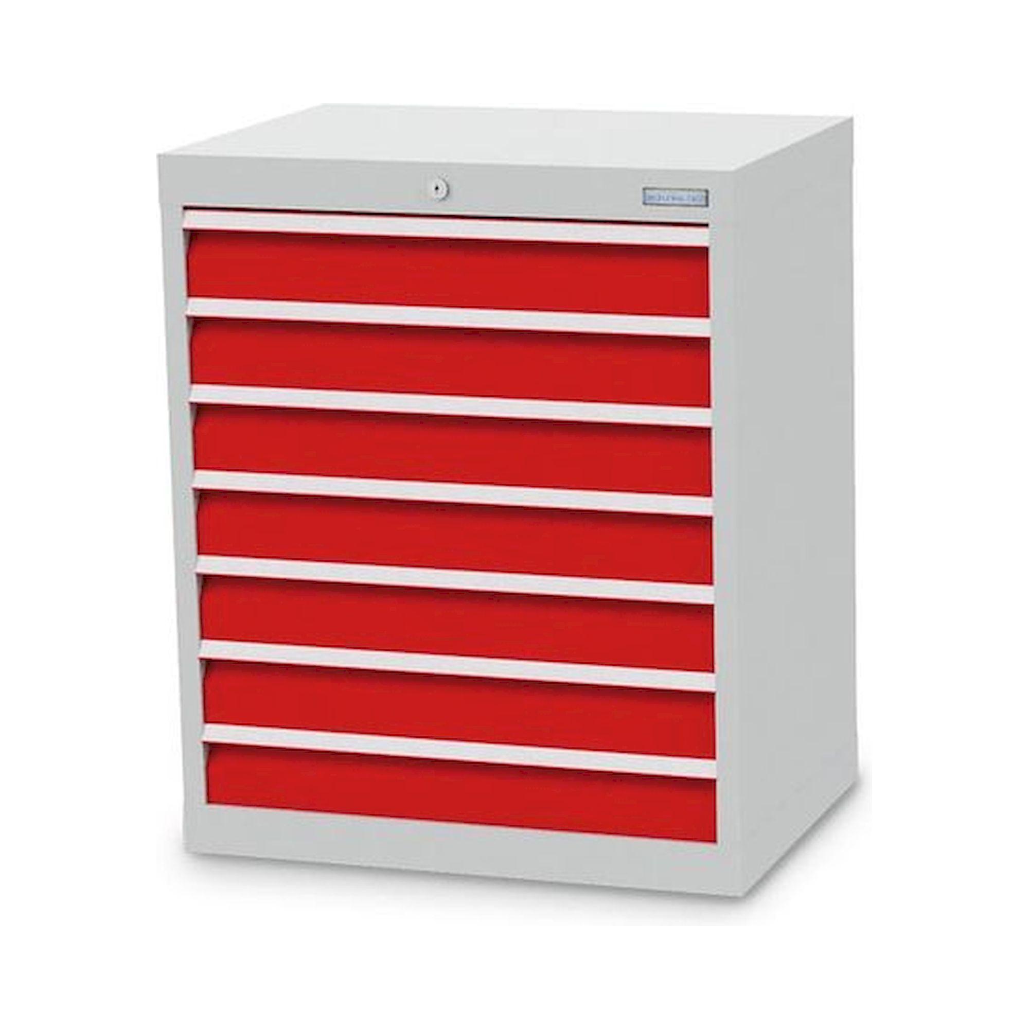 Bedrunka+Hirth 68.700. Schubladenschrank, Tiefe 500 mm, R 24-16, Schubladenanzahl: 7