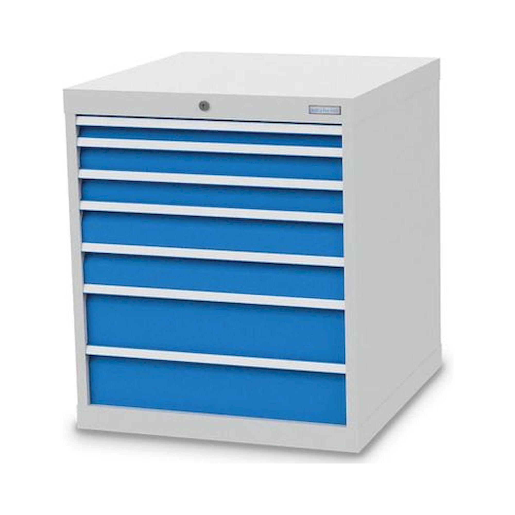 Bedrunka+Hirth 780/1222V10. Schubladenschrank, Tiefe 736 mm, R 24-24, Schubladenanzahl: 7
