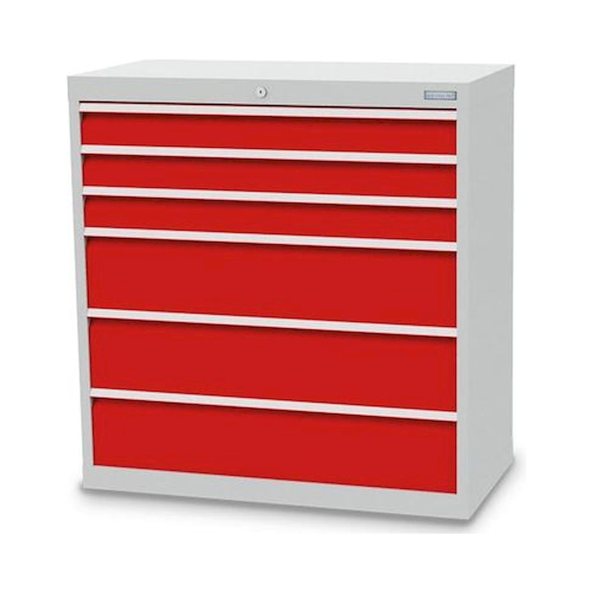 Bedrunka+Hirth 90.303. Schubladenschrank, Tiefe 500 mm, R 36-16, Schubladenanzahl: 6