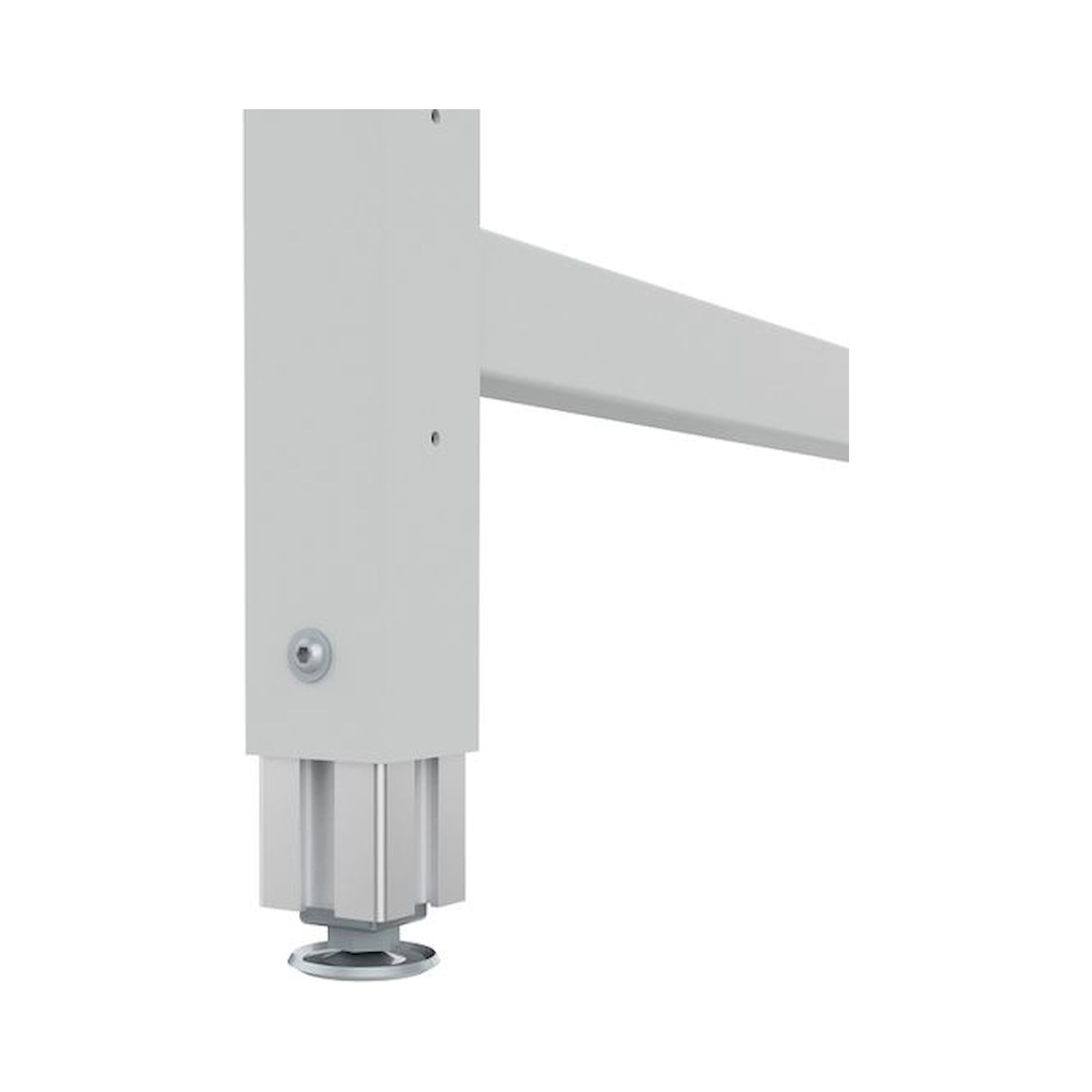 workergo châssis piètement en C, réglage serre-fils - Bedrunka+Hirth 4075KL75G