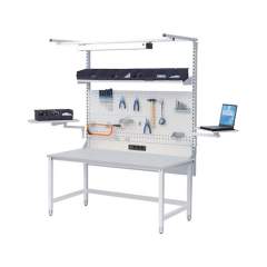 Bedrunka+Hirth E4150E175-04. Tisch workergo 4-Fuß mit 1 Motor und 180 kg Tragekraft mit Multi-Wand-Aufbau