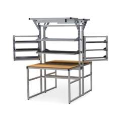 Bedrunka+Hirth WA4DG125-1. workalu 4-Fuß doppelseitig mit Multi-Wand-Aufbau