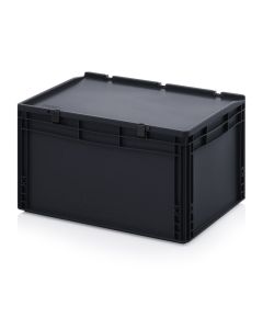 Auer ESD ED 64/32 HG. ESD Euro containers with hinge lid