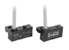 SMC D-A80HL. D-A72H/A73H/A76H/A80H, Reed Switch, Rail Mounting, Grommet, In-line