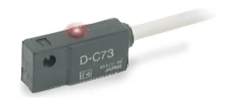 SMC D-A72HL. D-A72H/A73H/A76H/A80H, Reed Switch, Rail Mounting, Grommet, In-line