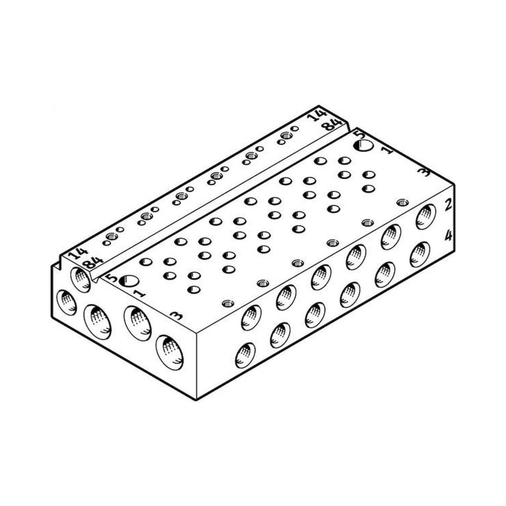 Festo VABM-L1-10AW-M7-6 (566550) Anschlussleiste