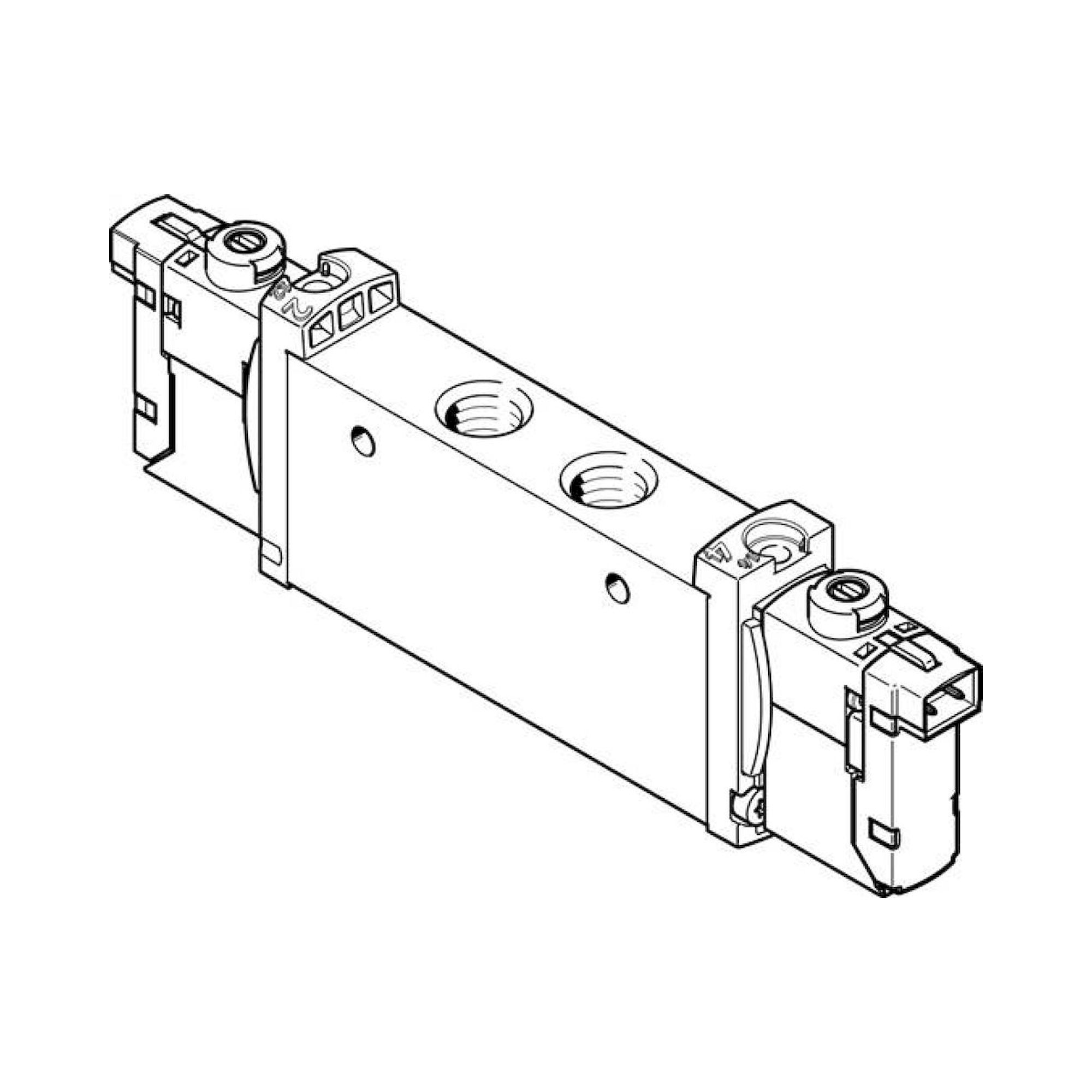 Festo VUVG-L14-B52-T-G18-1H2L-W1 (577319) Solenoid Valve