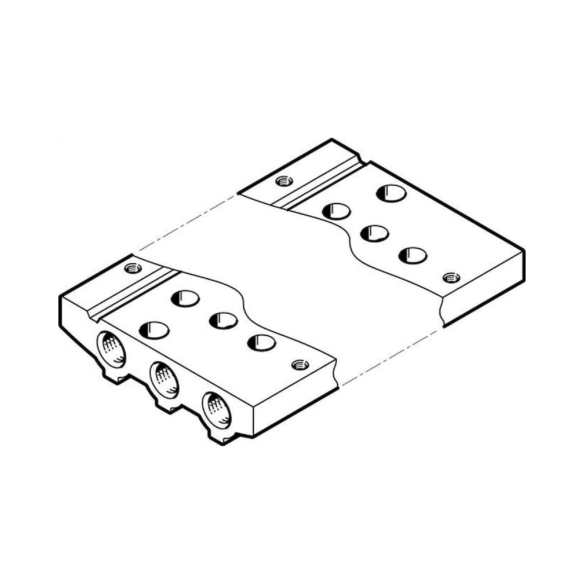 Festo VABM-L1-10AS-M5-4 (566524) Anschlussleiste