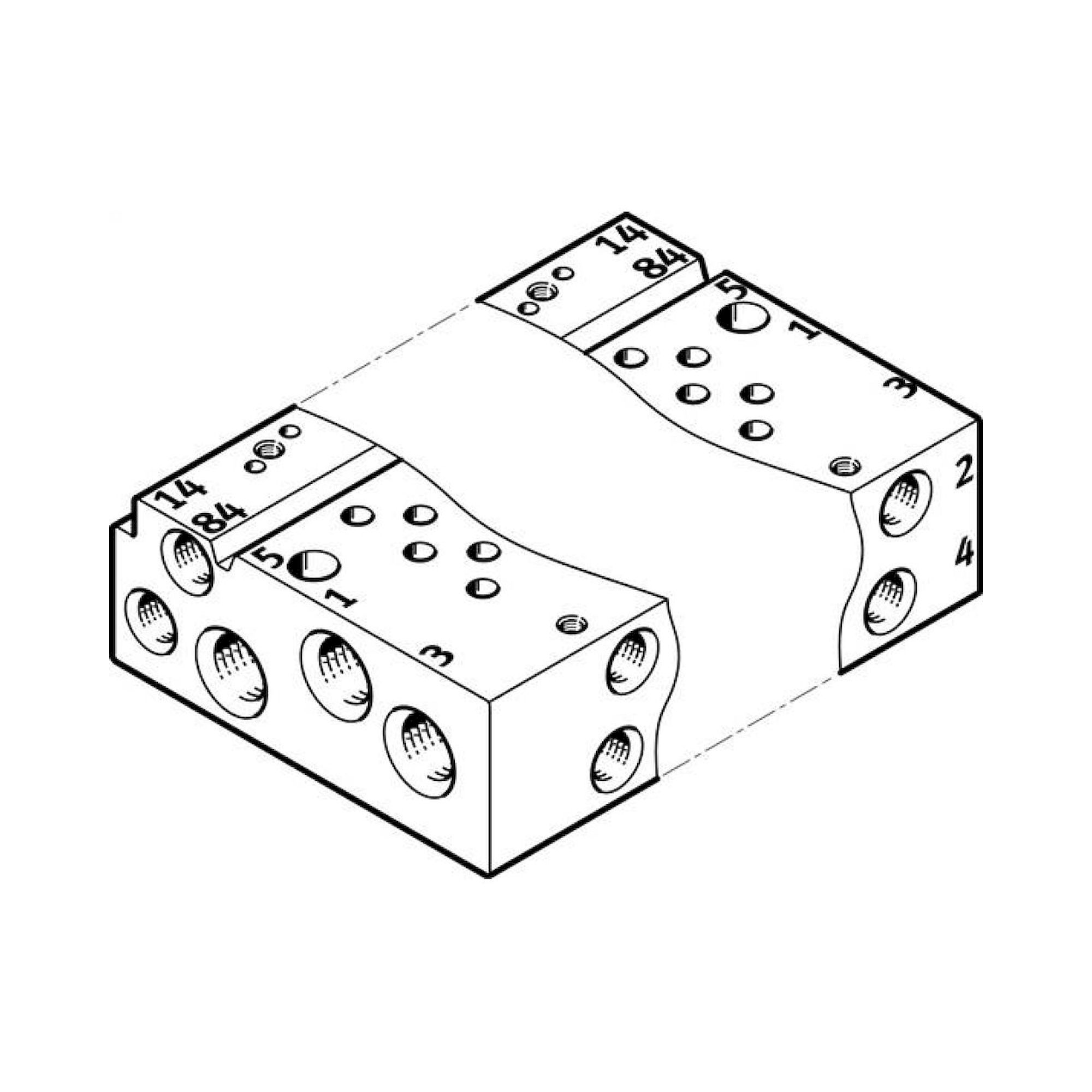 Festo VABM-L1-10AW-M7-5 (566549) Anschlussleiste