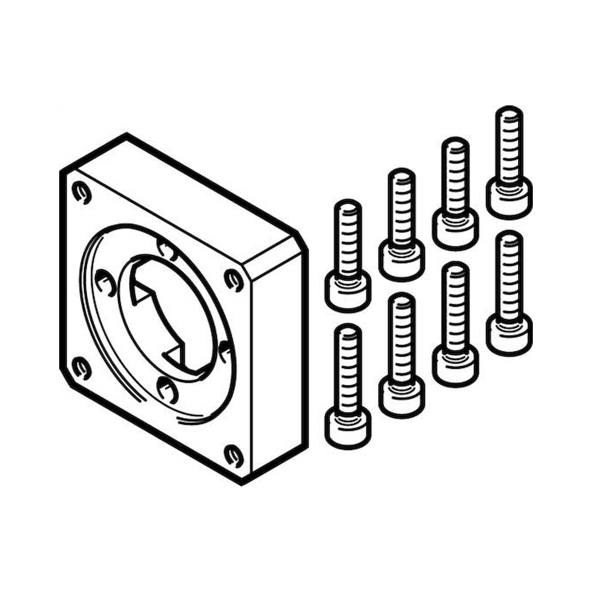 Festo EAMF-A-28D-42A (1087630) Motorflansch