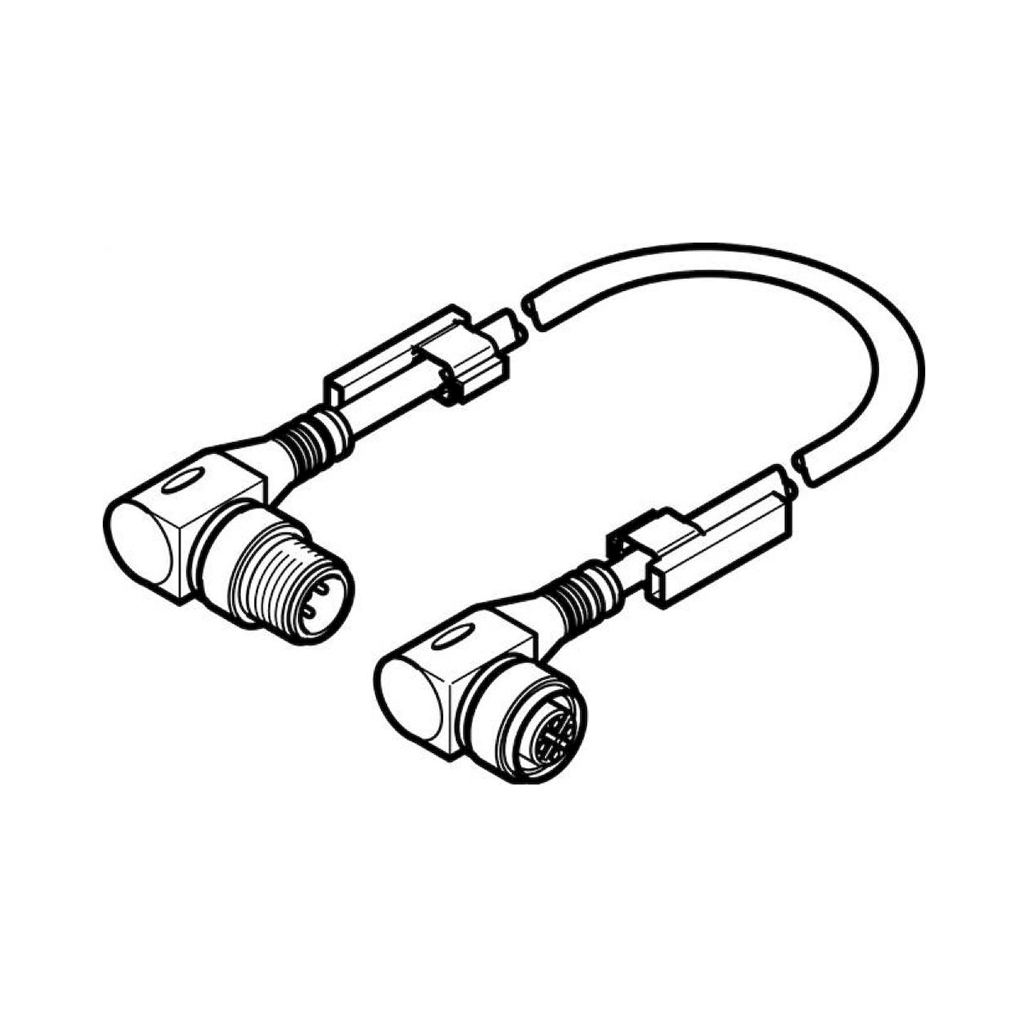 Festo NEBU-M12W5-K-2-M12W5 (570734) Verbindungsleitung