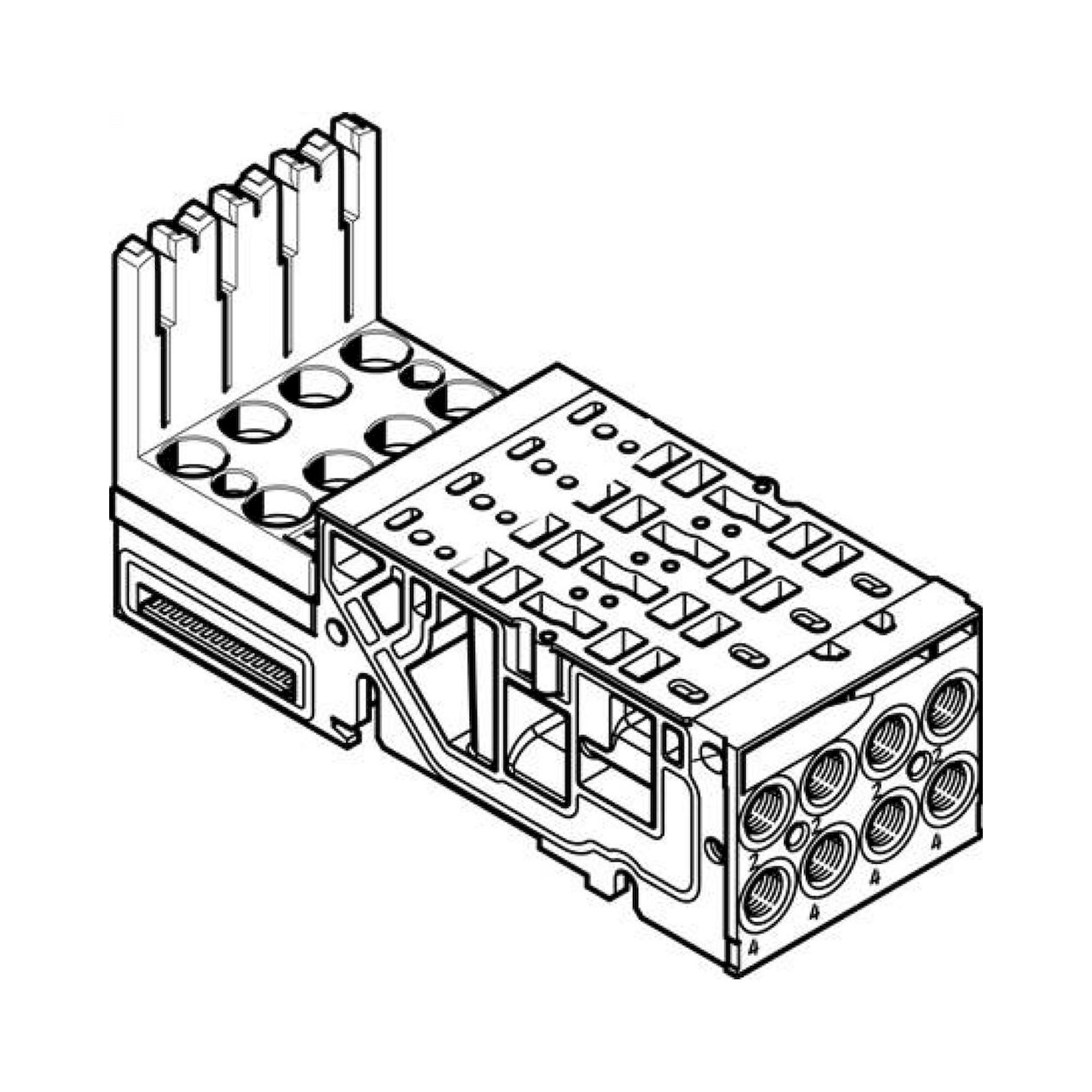 Festo VMPA1-AP-4-1-EMM-4 (546806) Sub-Base