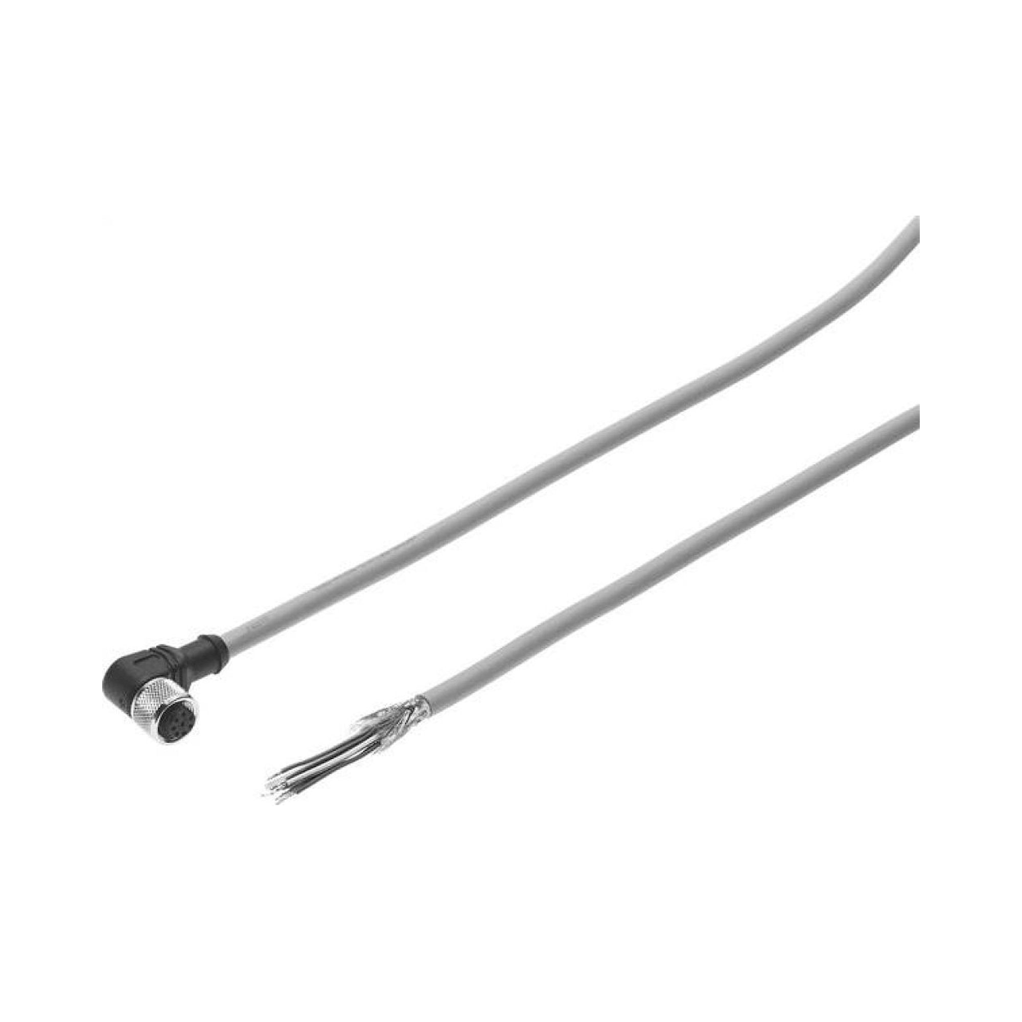 Festo NEBU-M12W8-K-10-N-LE8 (570007) Plug Socket With Cabl