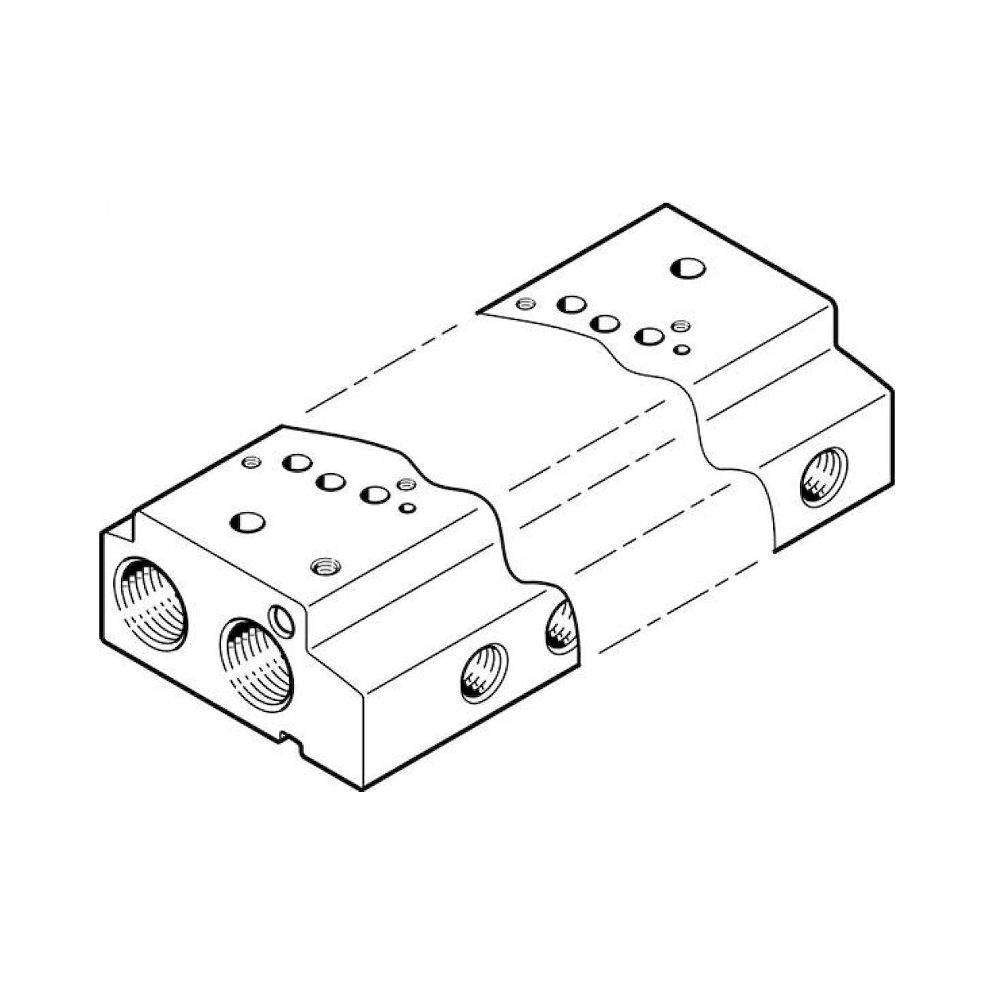 Festo VABM-C7-12W-G18-6 (549652) Anschlussleiste
