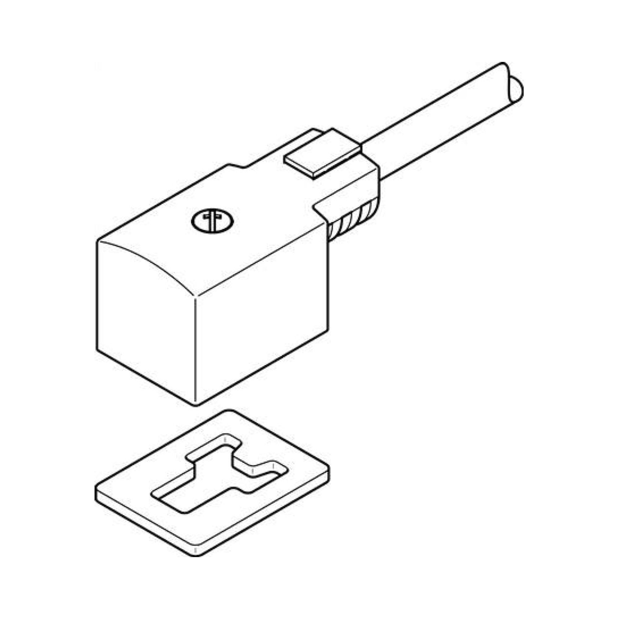 Festo KMV-1-24DC-2,5-LED (30939) Plug Socket With Cable