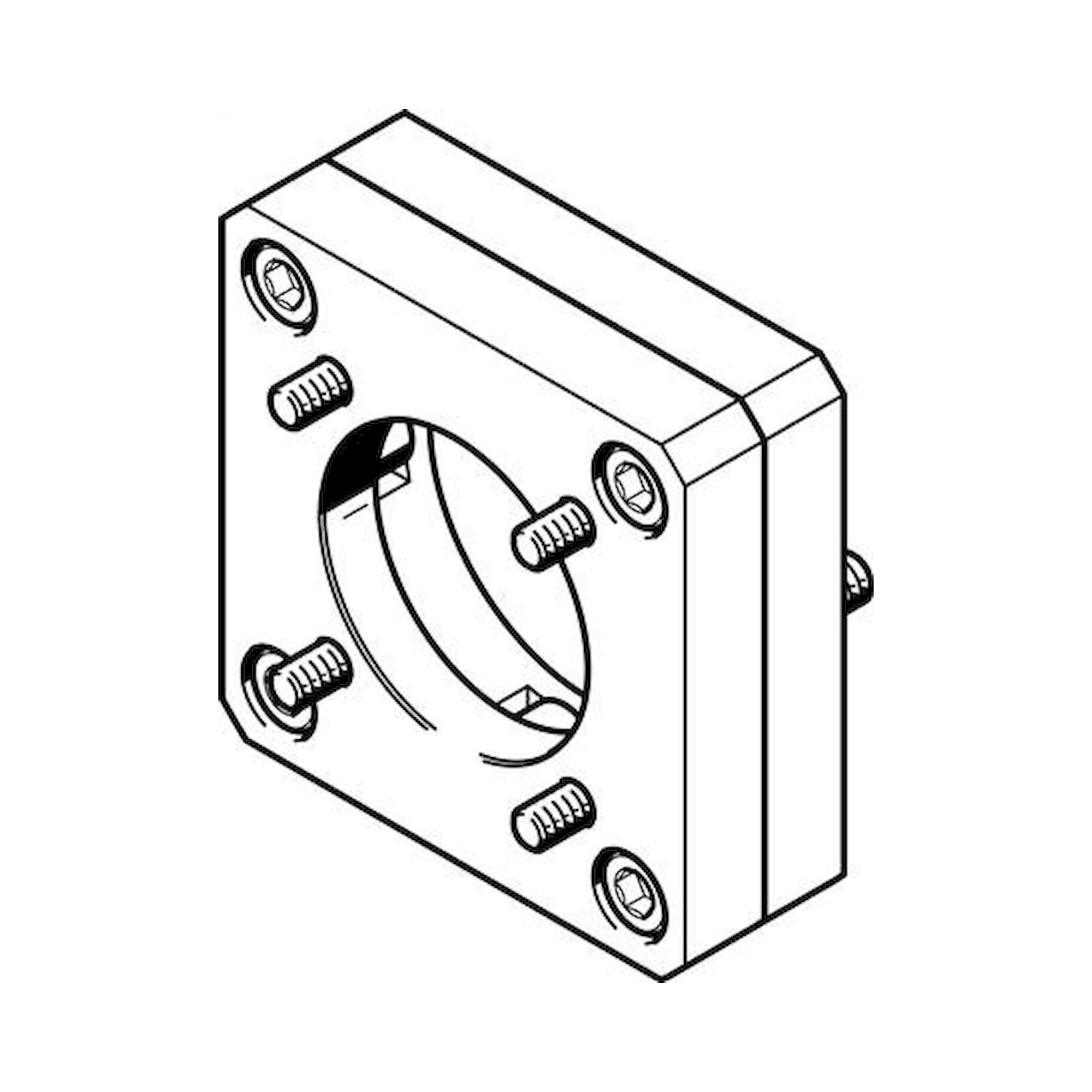 Festo Eamf-A-64A/B-60G/H (550987) Motor Flange