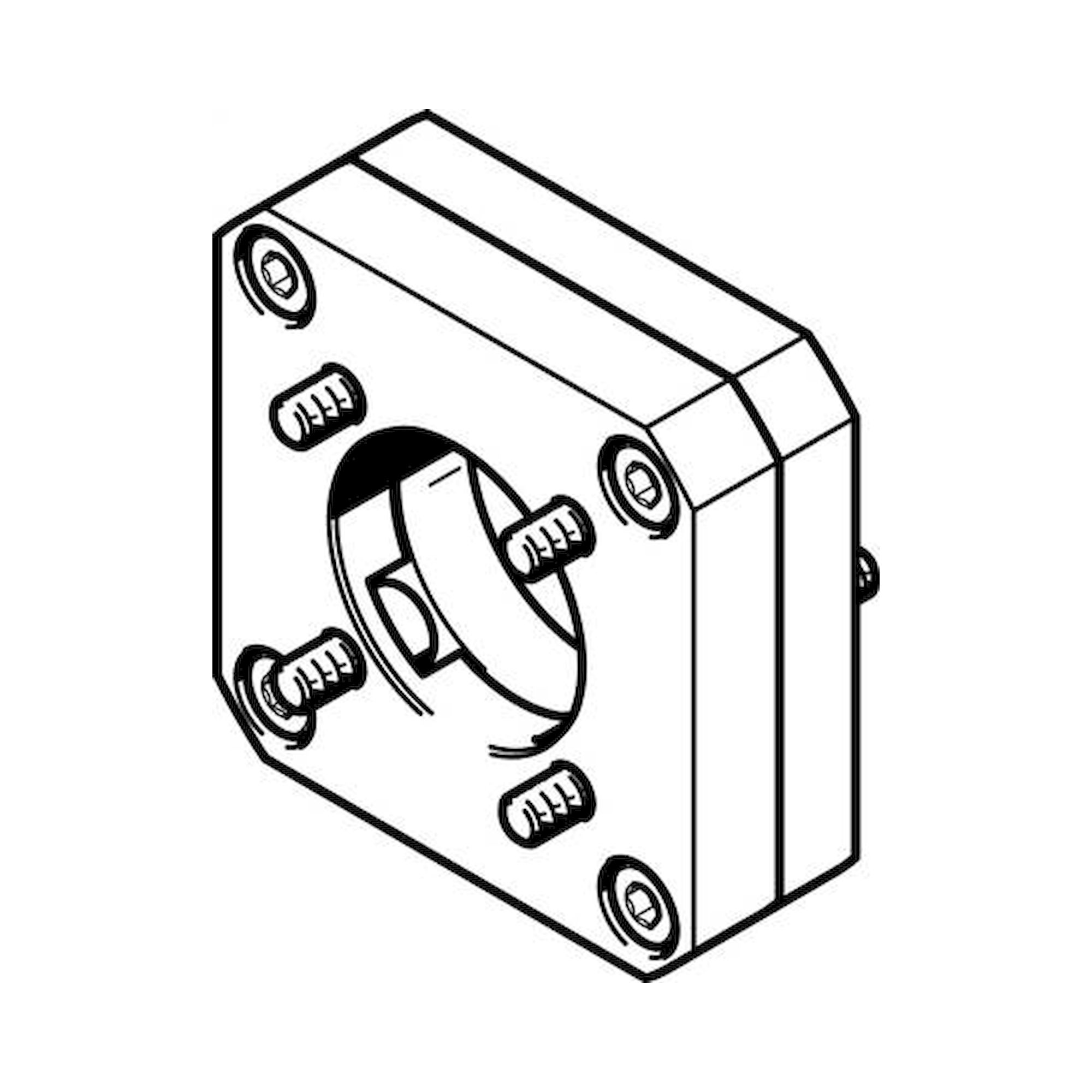 Festo EAMF-A-44A/B-40G (550986) Motorflansch
