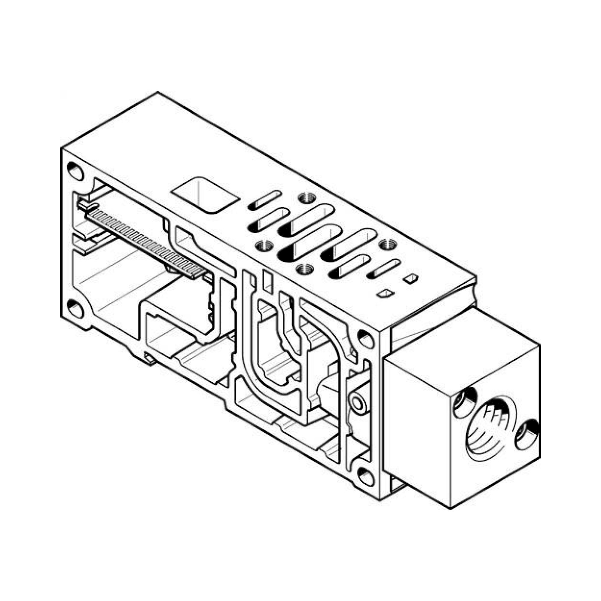 Festo VABV-S6-1Q-G12 (556989) Manifold Sub-Base