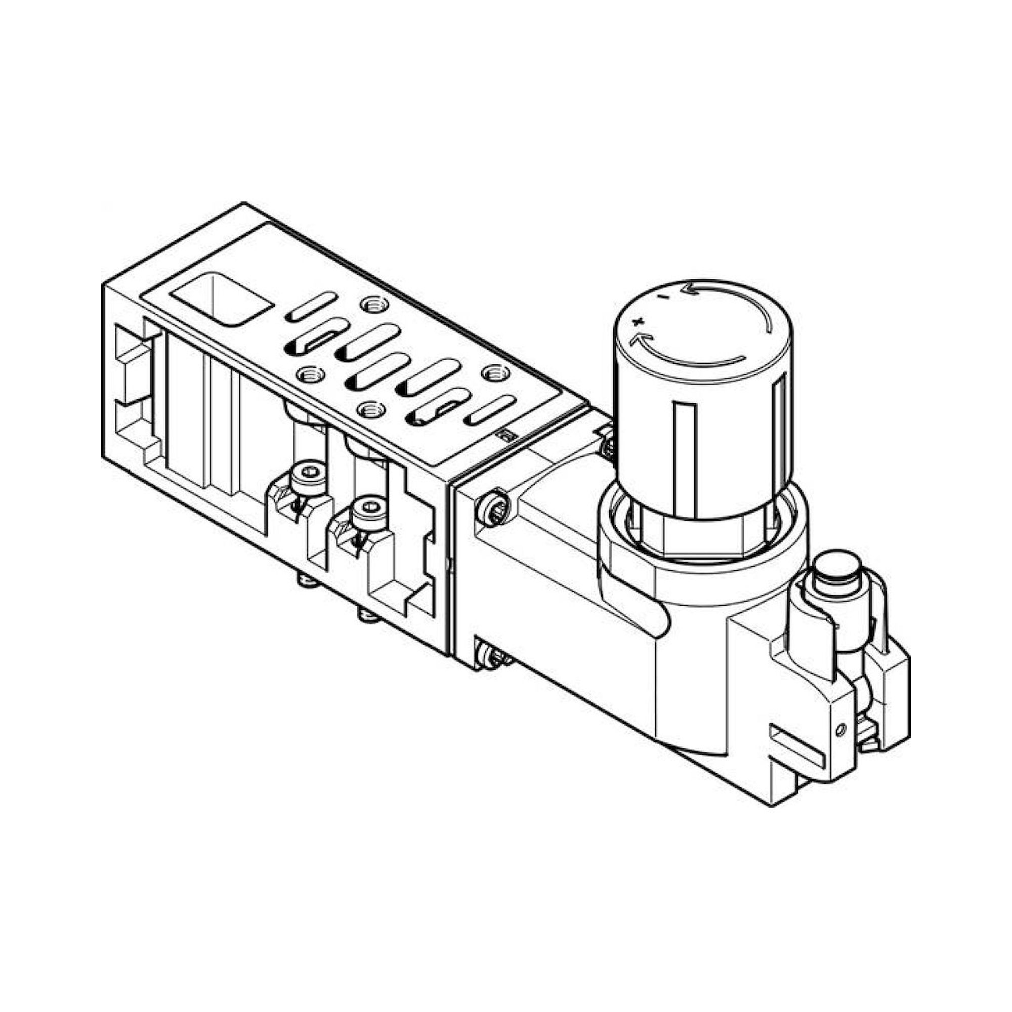 Festo VABF-S1-2-R1C2-C-10 (555758) Reglerplatte