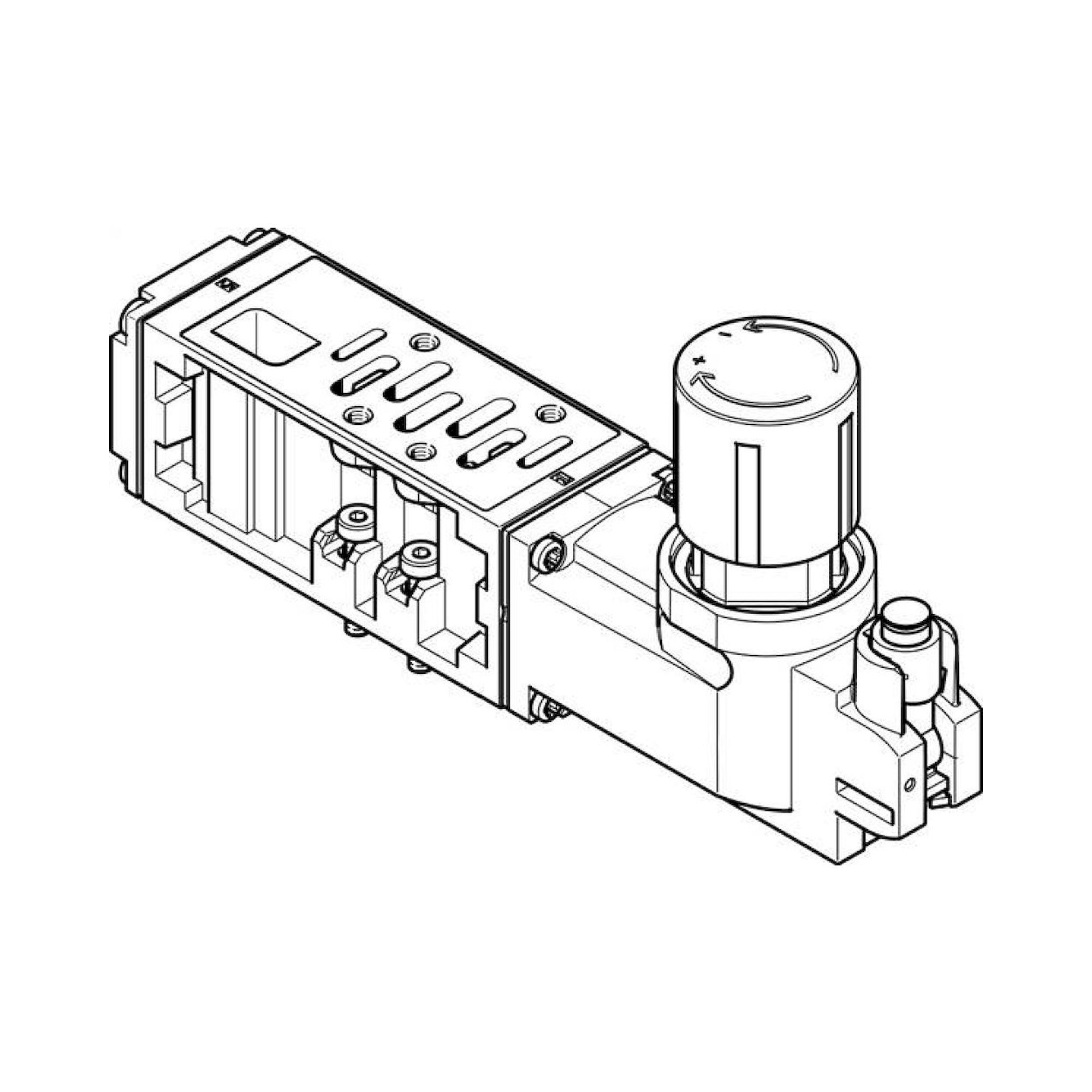 Festo VABF-S1-2-R2C2-C-6 (555759) Regulator Plate