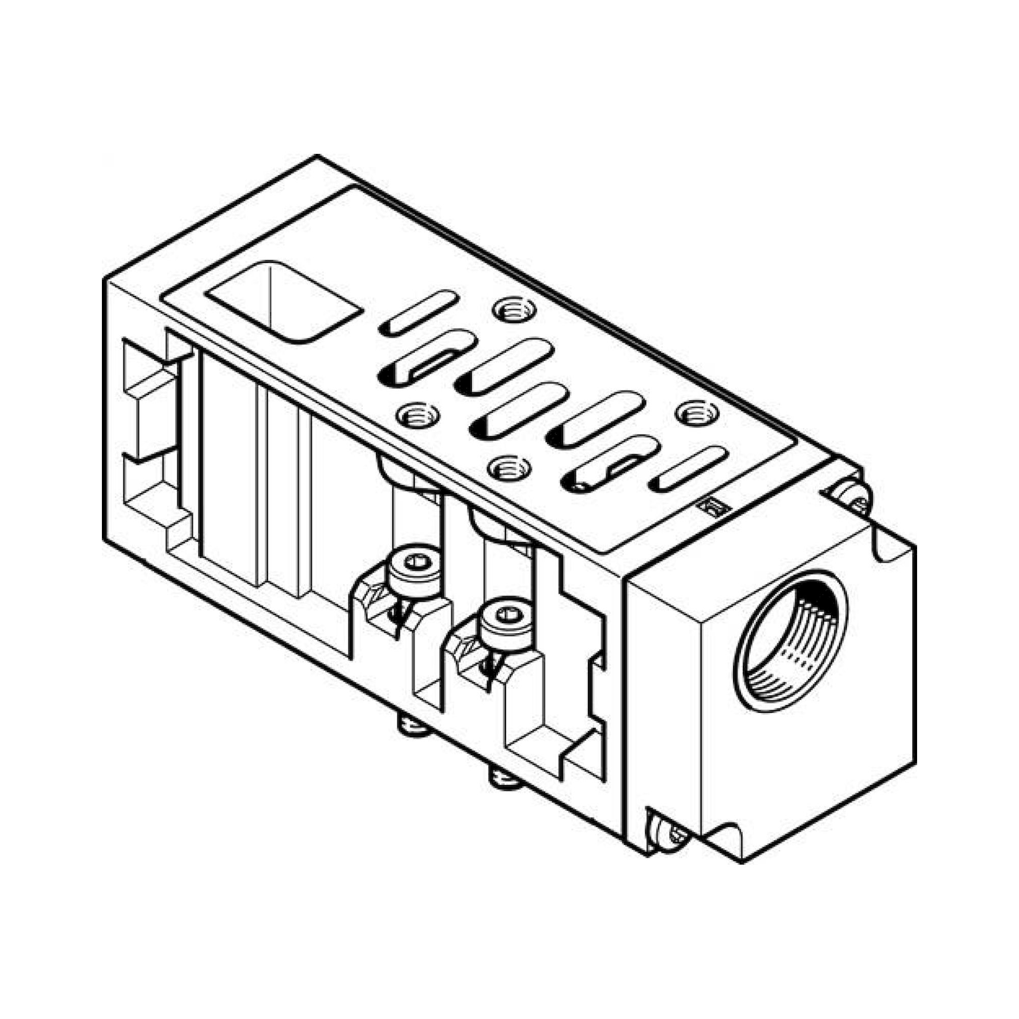 Festo VABF-S1-2-P1A3-G12 (555785) Vertikal-Versorgungsp