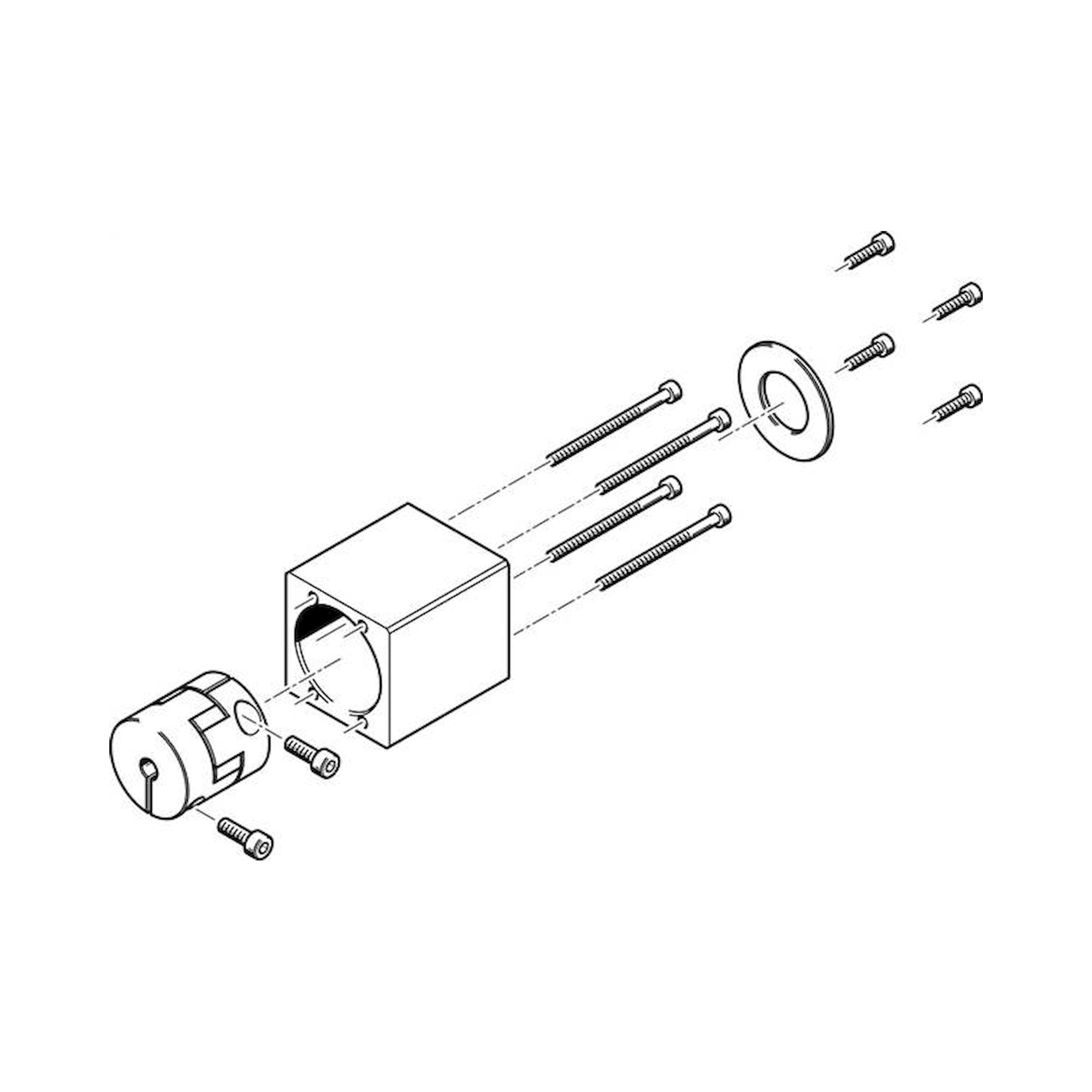 Festo EAMM-A-D32-35A-40A (560281) Axialbausatz