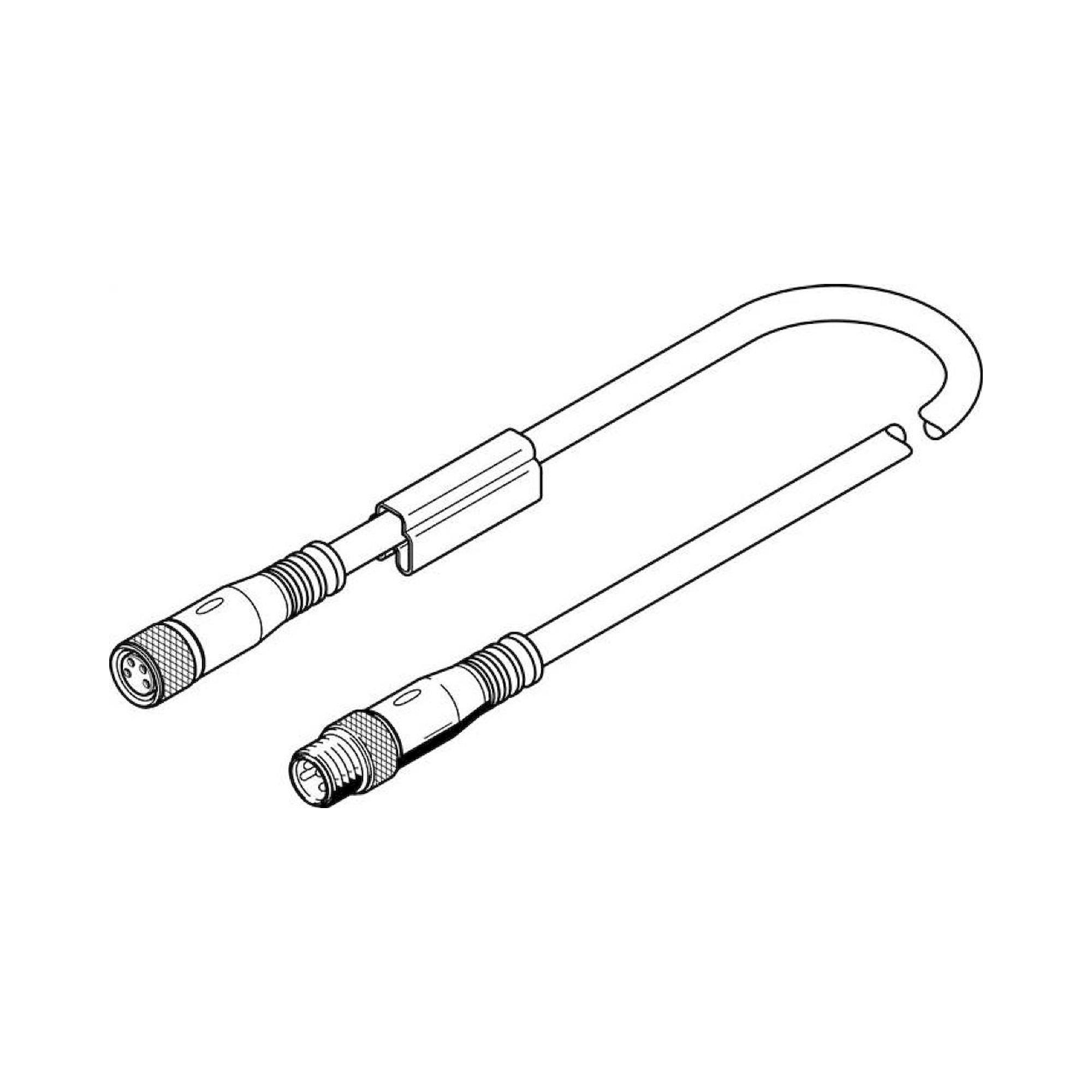 Festo NEBU-M8G4-K-2.5-M8G4 (554035) Connecting Cable