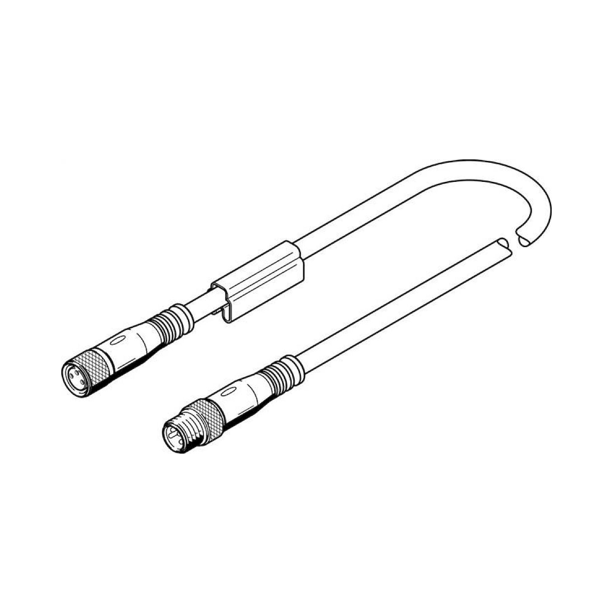 Festo NEBU-M8G3-K-2.5-M8G4 (554037) Connecting Cable