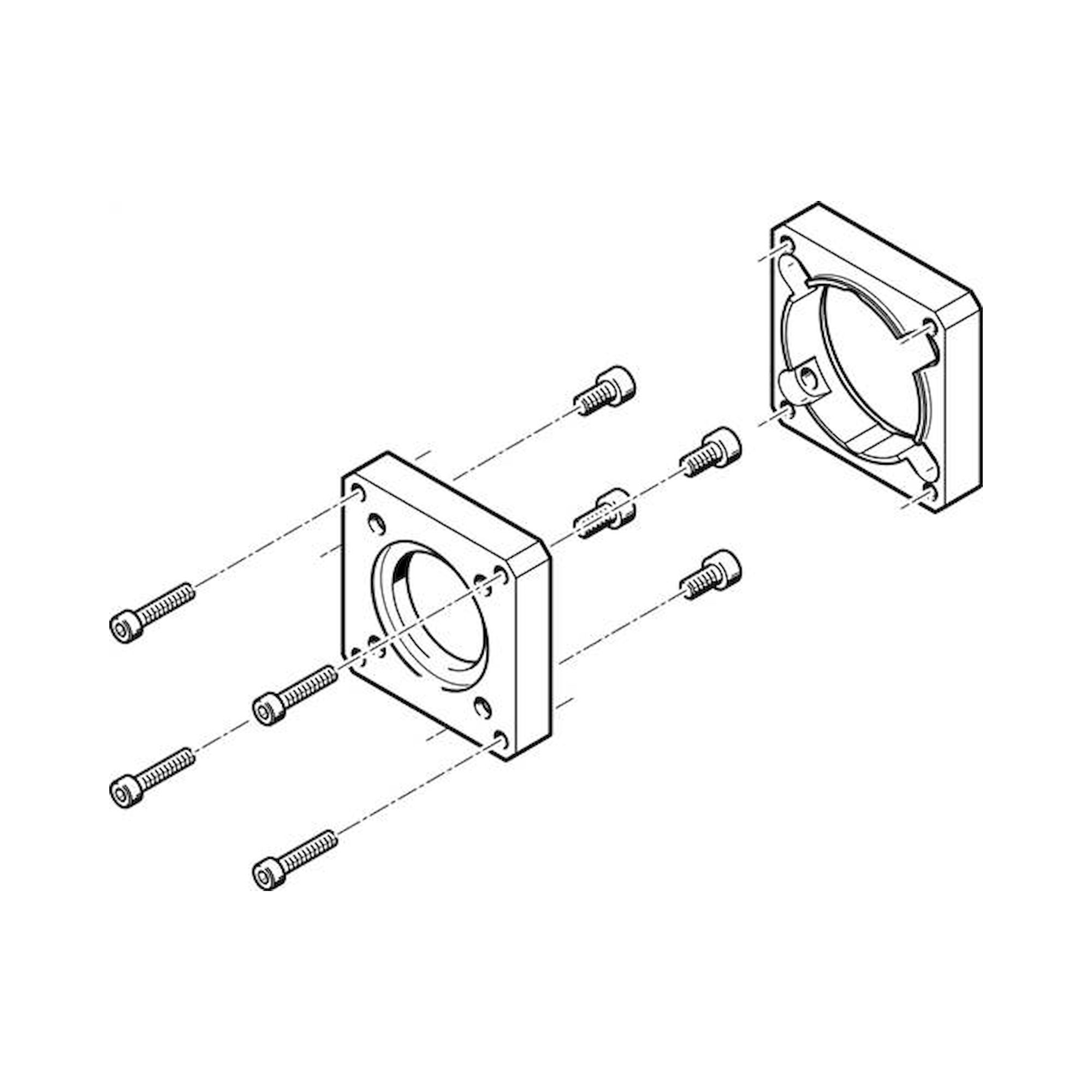 Festo EAMF-A-48A-60G/H (558019) Motorflansch