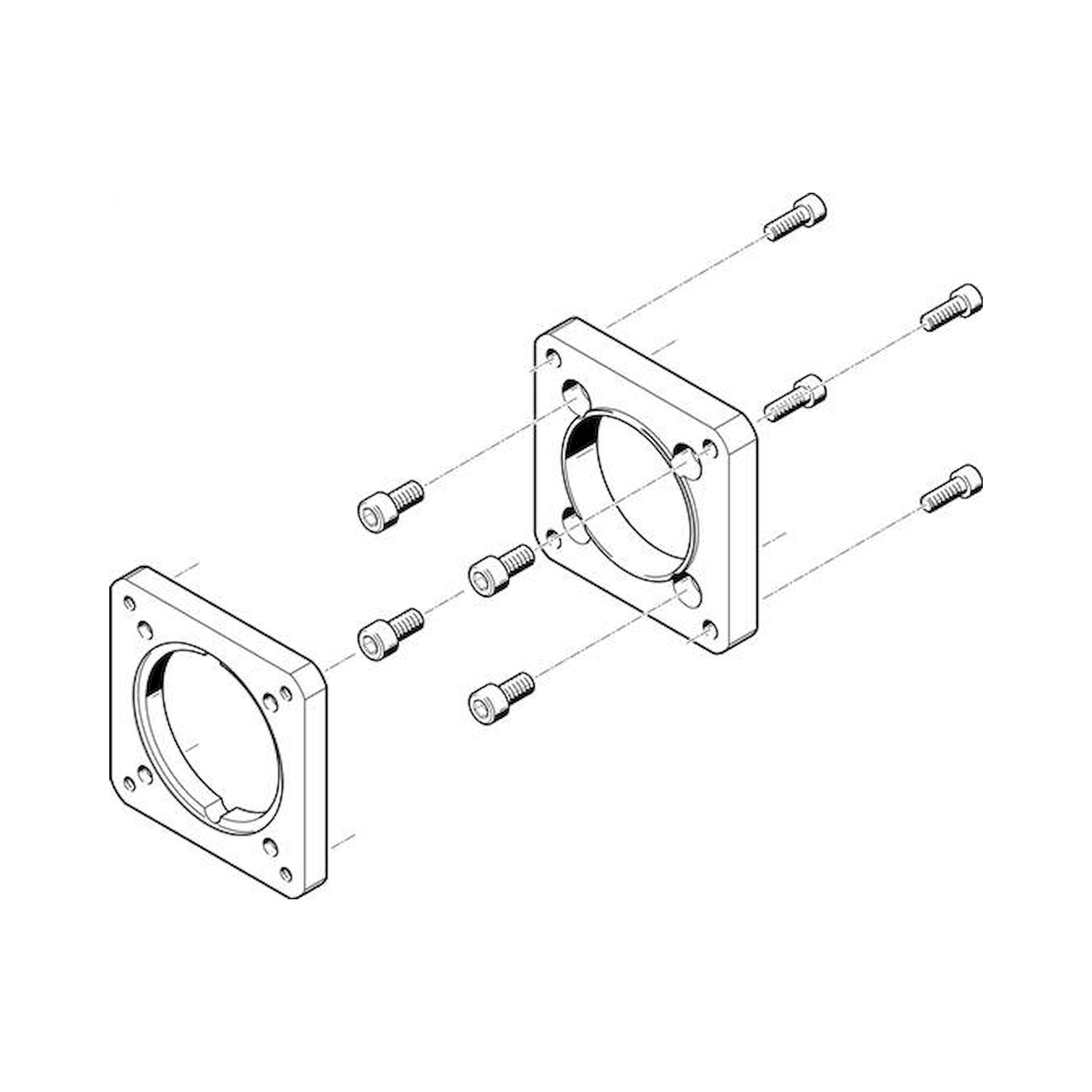 Festo Eamf-A-95A-120G (558024) Motor Flange