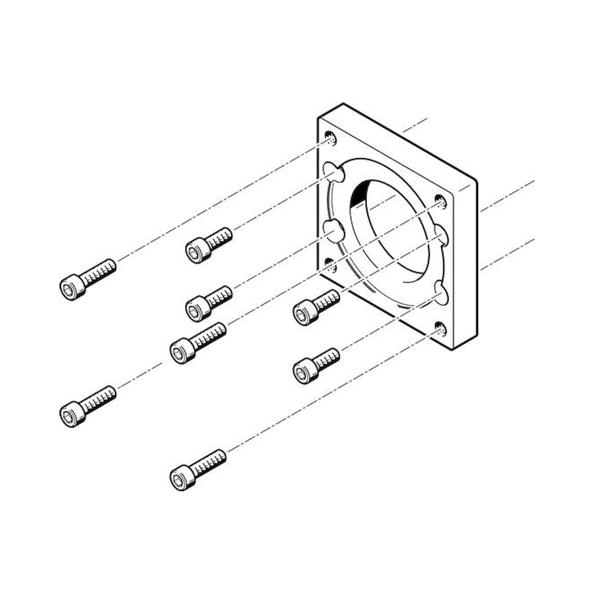 Festo EAMF-A-62B-87A (560696) Motorflansch
