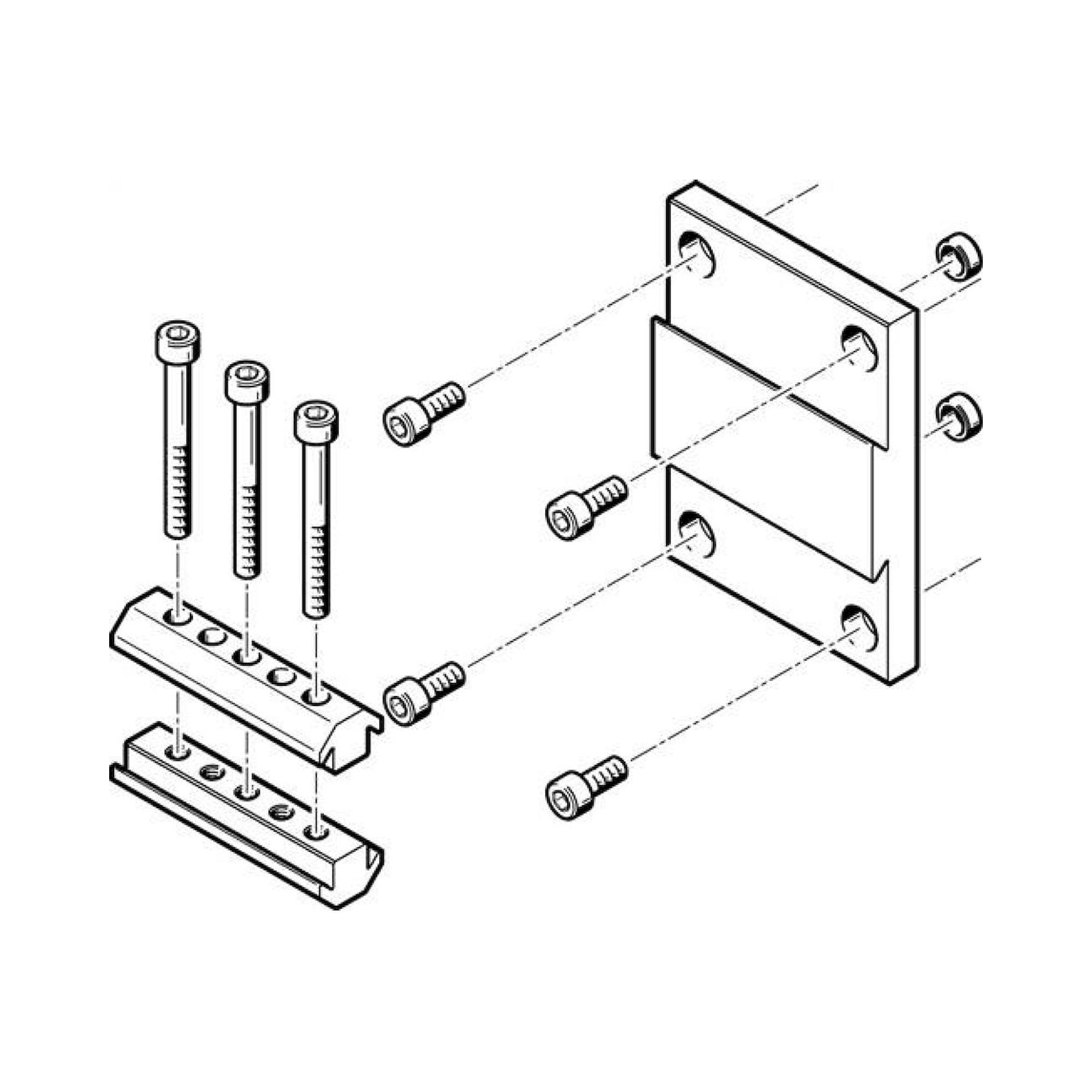 Festo DHAA-D-L-32-H2 (562150) Adapterbausatz