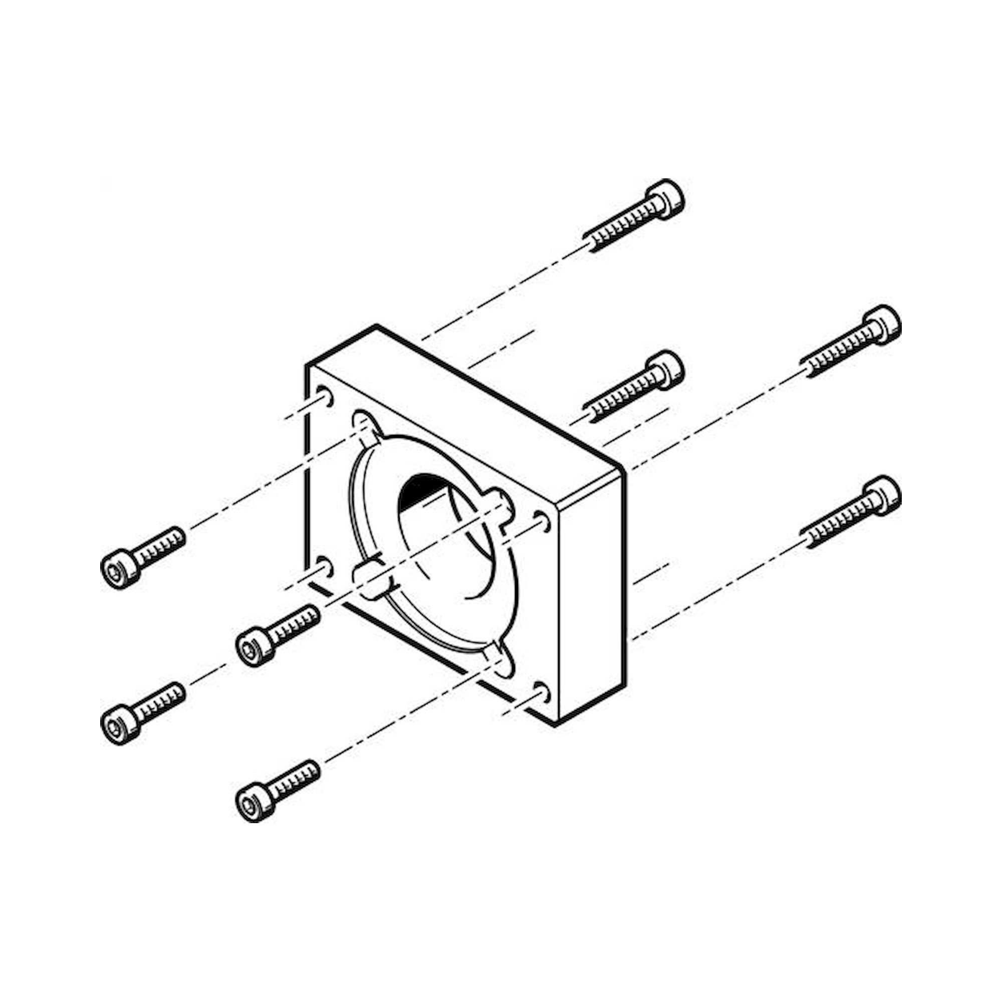 Festo EAMF-A-38B-42A (560691) Motorflansch