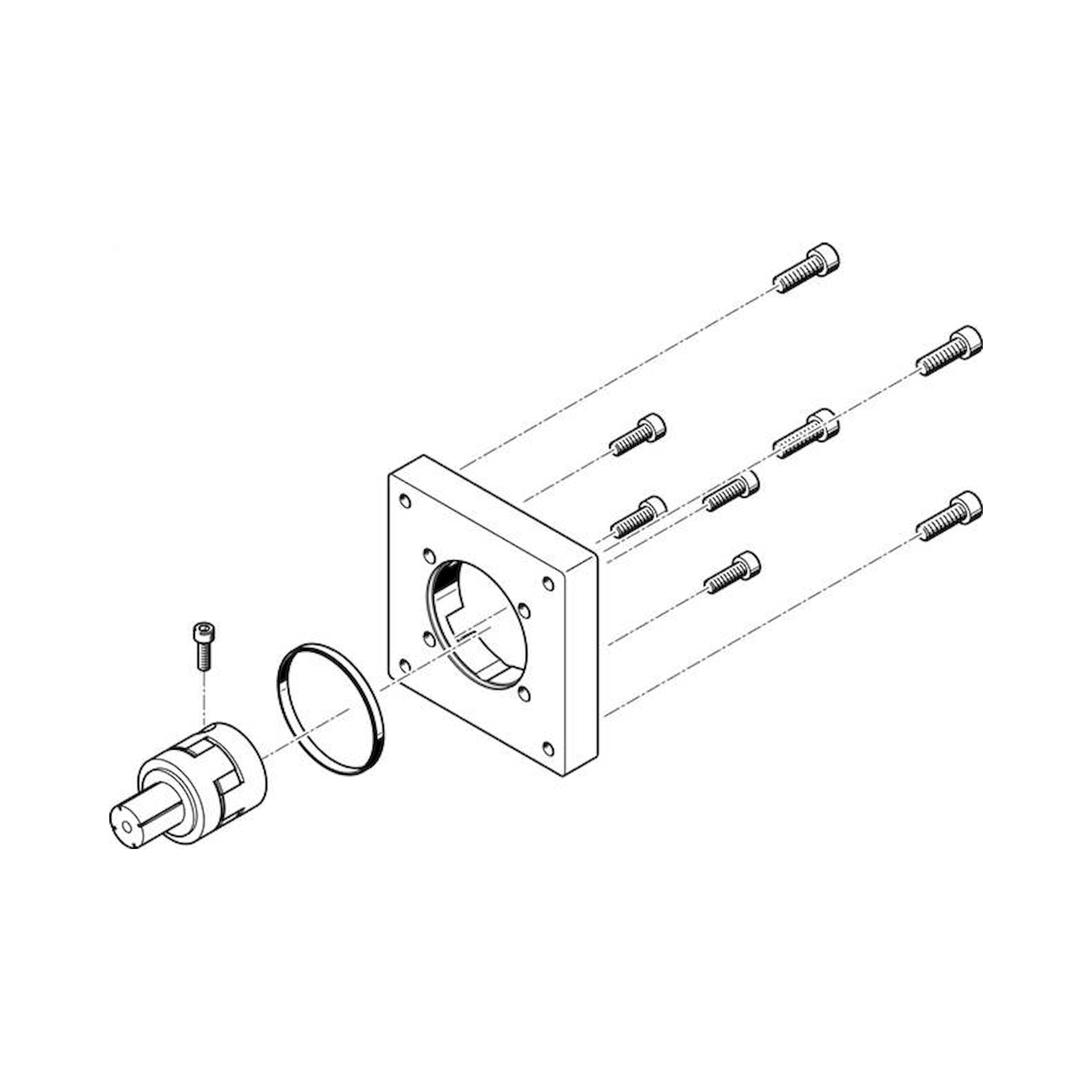 Festo EAMM-A-K48-87A (560684) Axialbausatz